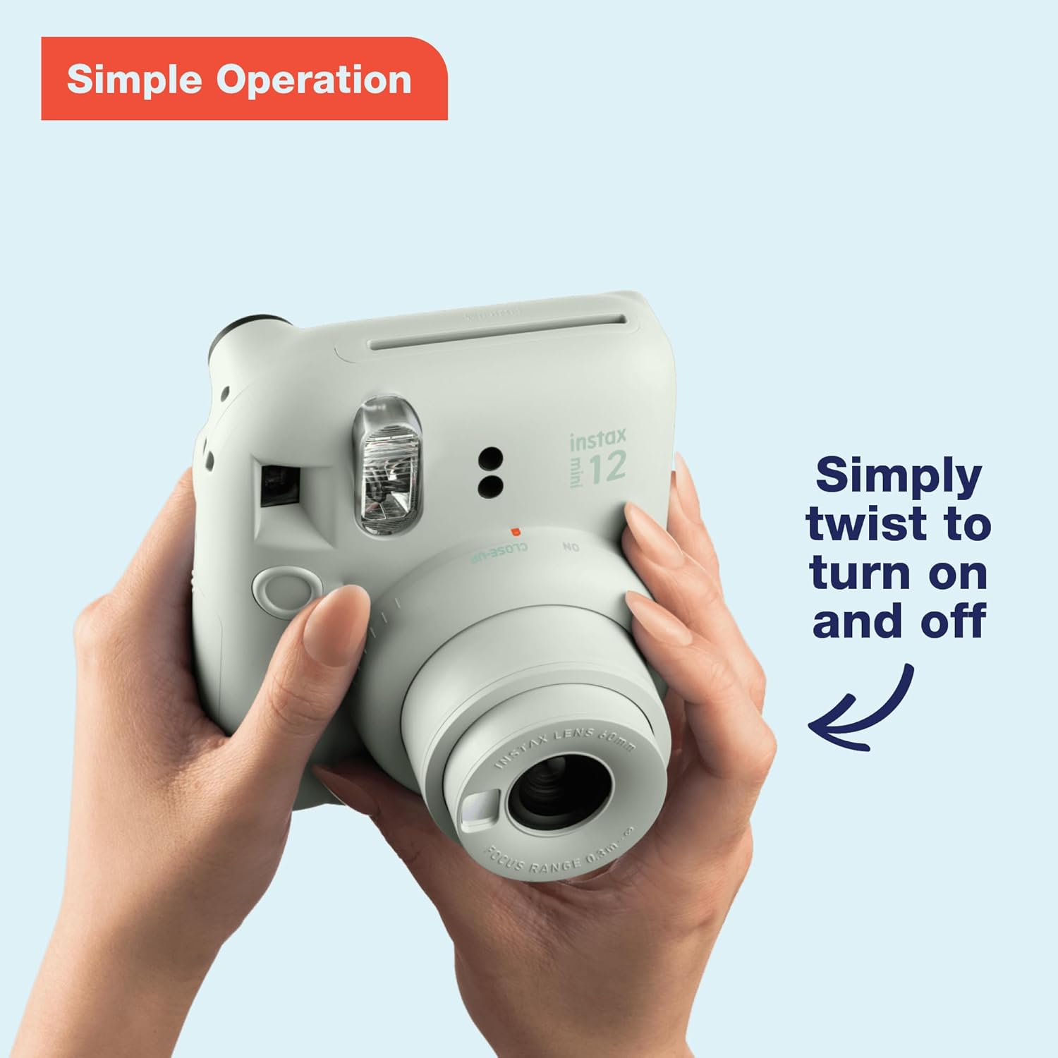 Detalle de Fujifilm instax mini 12 Instant Camera (Mint Green)