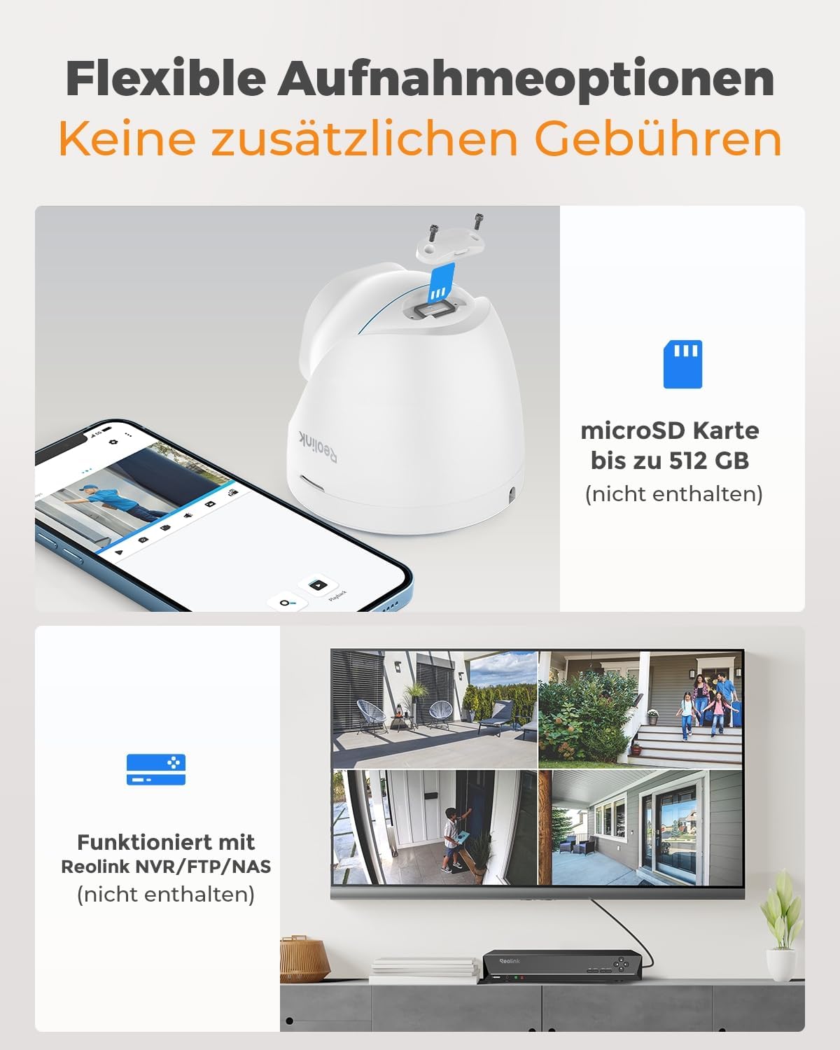 Detalle 2 de Reolink 4K Smarte IP Kamera Outdoor