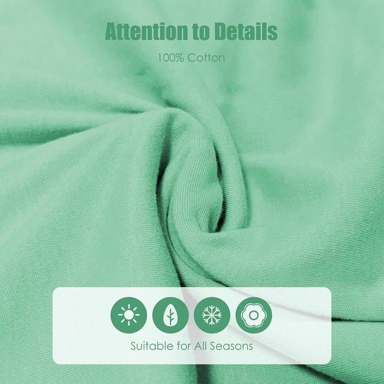 Detalle 1 de SWEET DOLPHIN Baby Sleep Sack, 100% Cotton