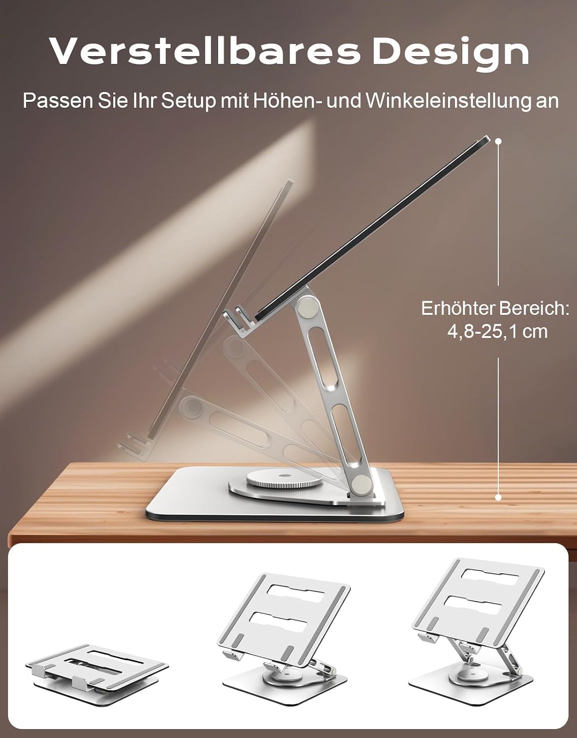 Thumbnail 5 de Glangeh Laptop Ständer 16 Zoll höhenverstellbar