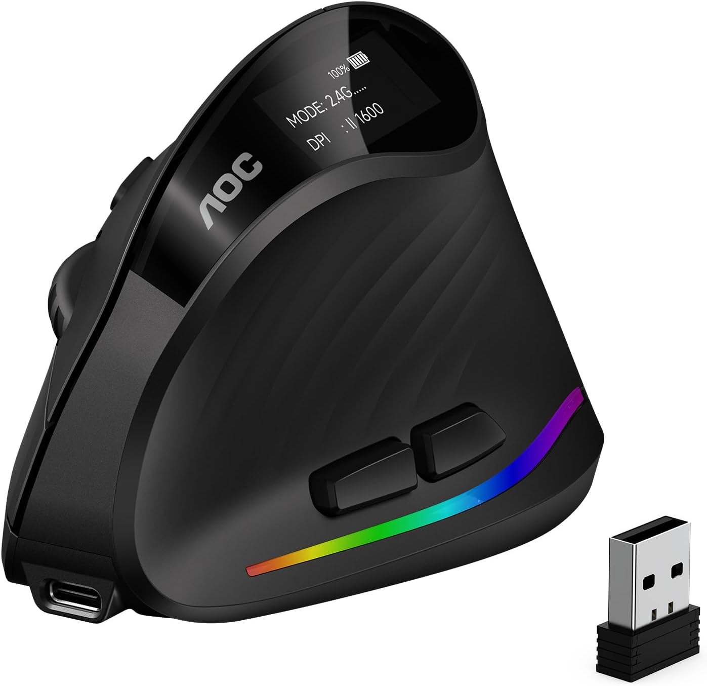 Detalle de AOC Vertical Mouse 4800 DPI