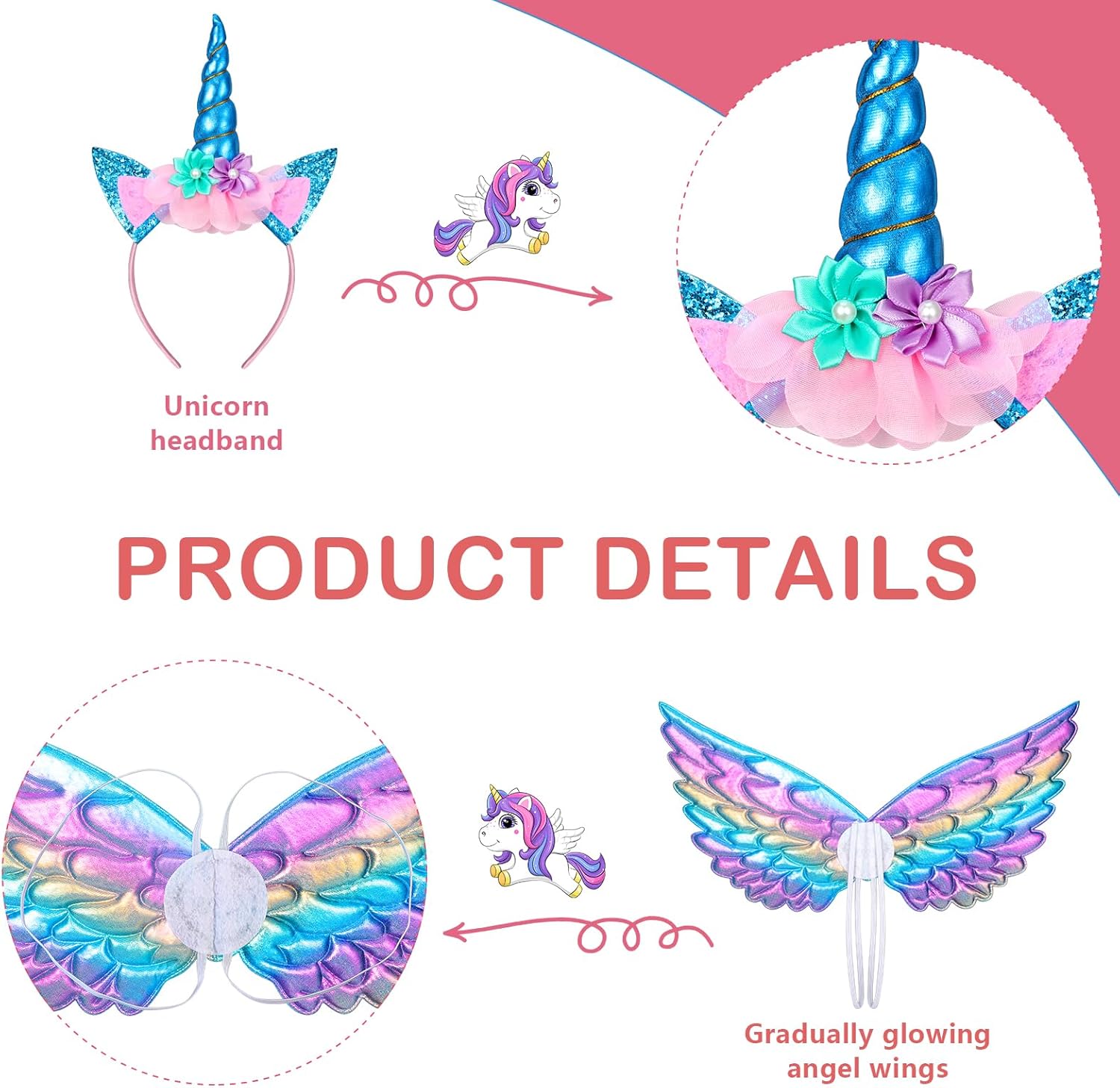 Detalle de HIFOT Unicorn Costume Tutu Skirt for Girls ðŸŽ