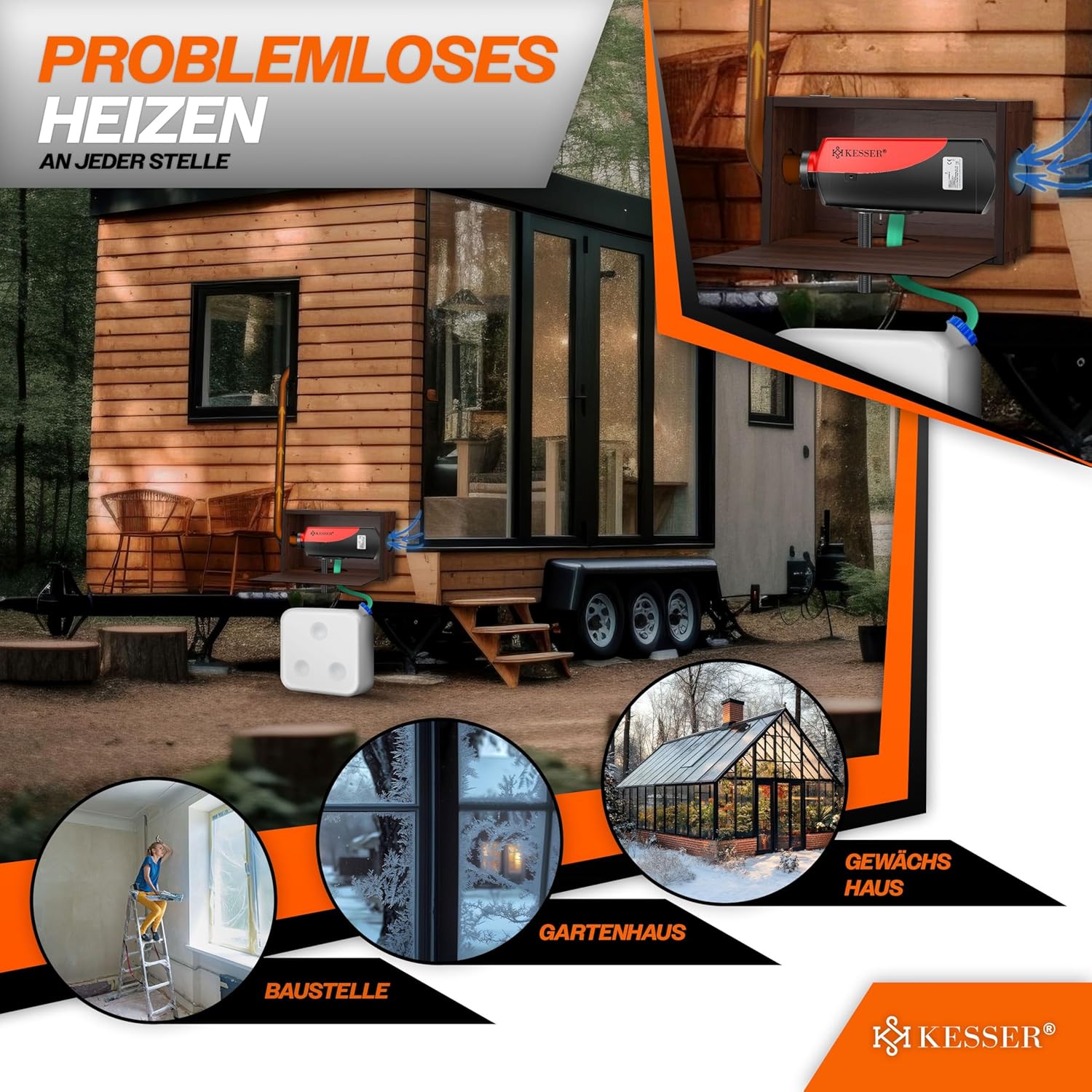 Detalle 2 de KESSER® Diesel-Standheizung 8 kW