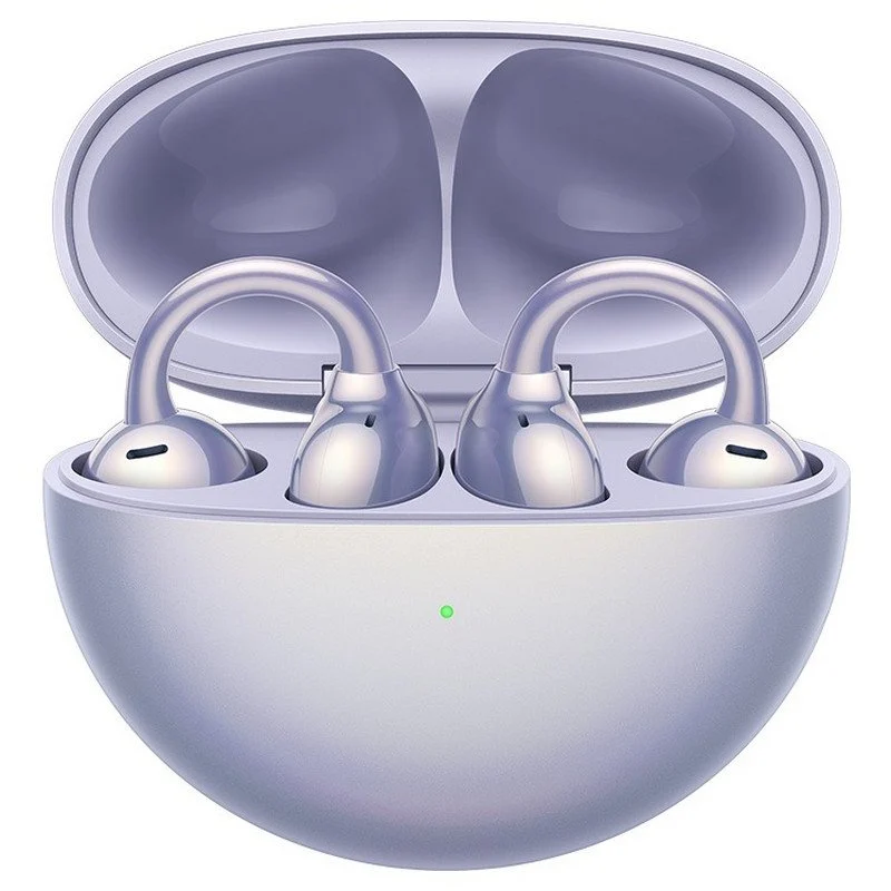 Detalle de Huawei FreeClip Auriculares open‑ear Bluetooth con estuche inalámbrico