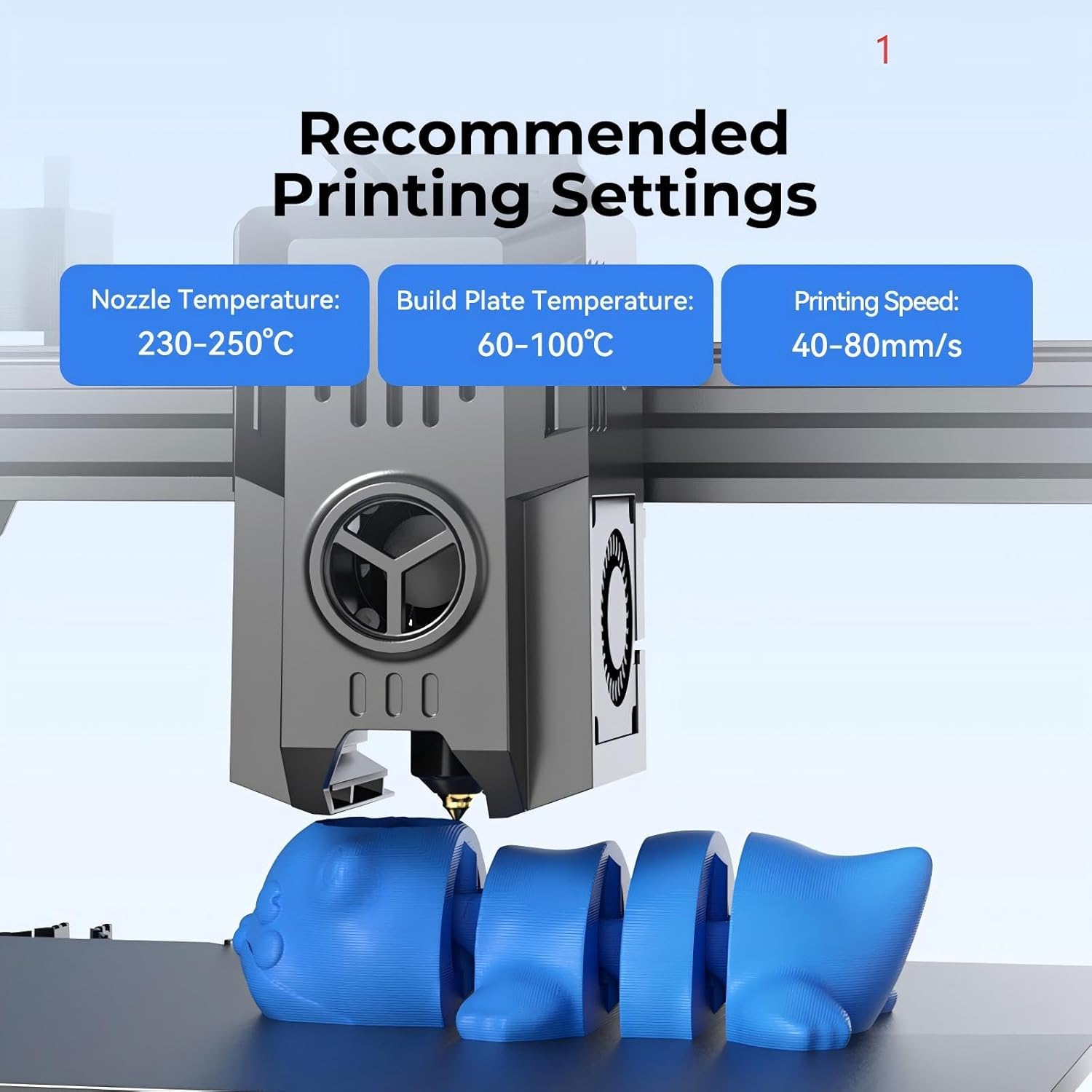 Thumbnail 3 de Creality PETG 1.75 mm Blu+Rosa: filamento FDM 2 kg per stampe resistenti e precise