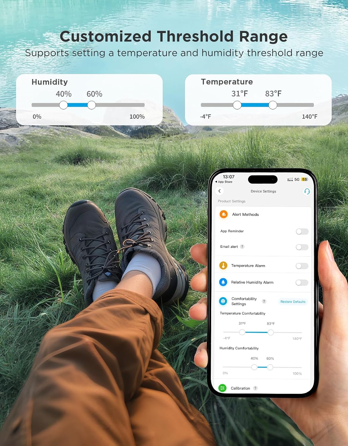 Thumbnail 6 de GoveeLife Indoor-Outdoor Thermo-Hygrometer, IP65