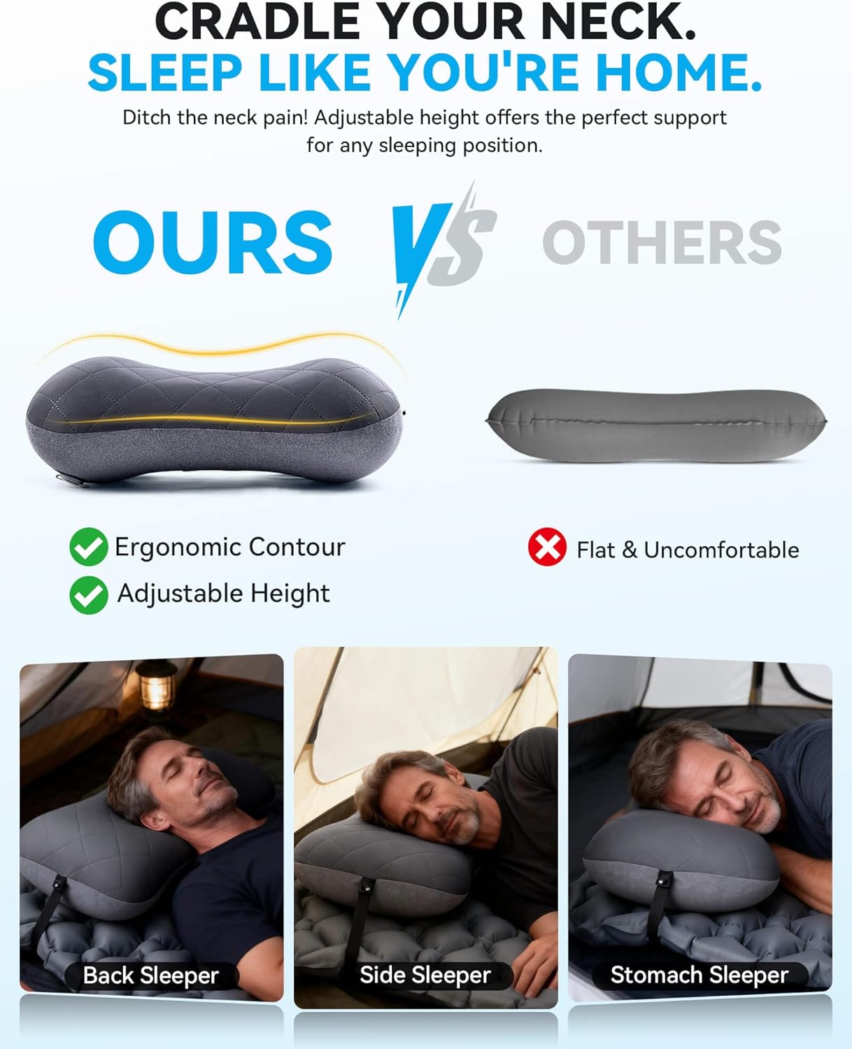 Detalle de Hikenture Ultralight Camping Pillow