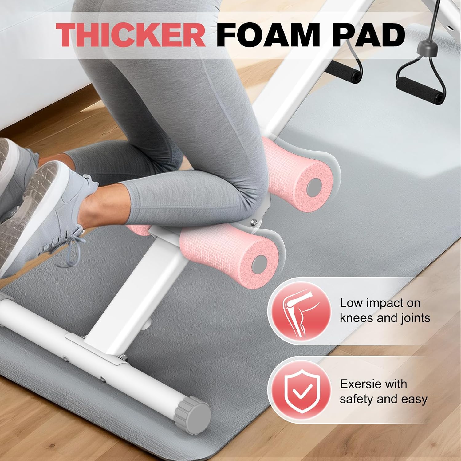 Thumbnail 6 de DERACY AV02 Ab Workout Machine, Adjustable and Foldable with LCD Display