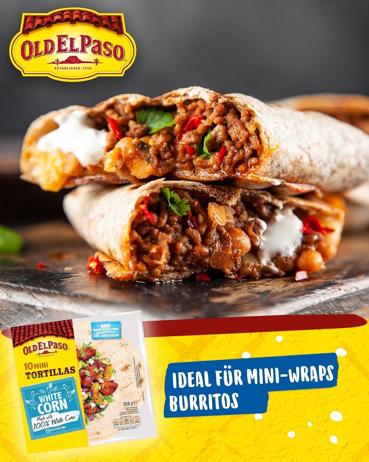 Detalle 2 de Old El Paso Tortillas 208 g 🌮
