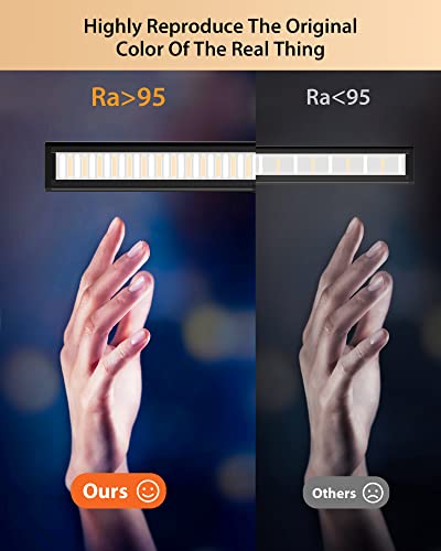 Thumbnail 8 de iFalarila 160 LED lámpara de escritorio con pinza y mando a distancia (70 cm, cuello flexible 360°)