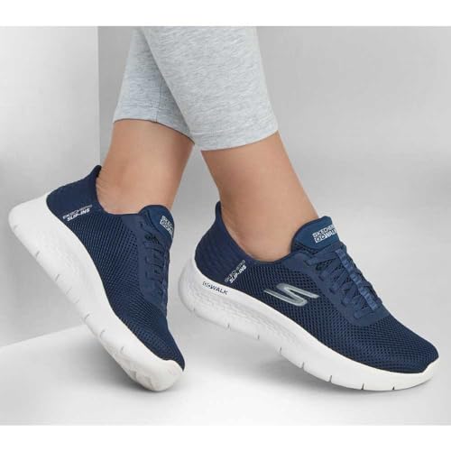 Thumbnail 5 de Skechers Femme Go Walk Flex Grand Entry Slip-in – ENTRAINEUSE Navy Textile/White Trim (39,5 EU)