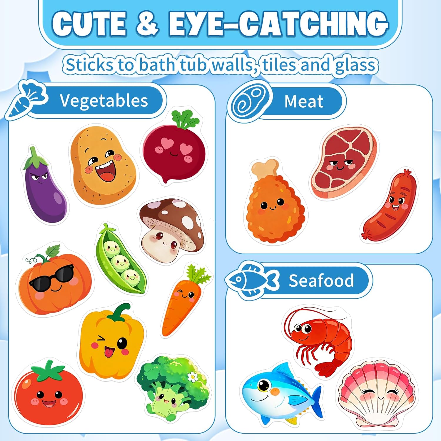 Detalle de Bath Soup Pot & Float Foam Food: Mould-Resistant Bath Toys for Toddlers