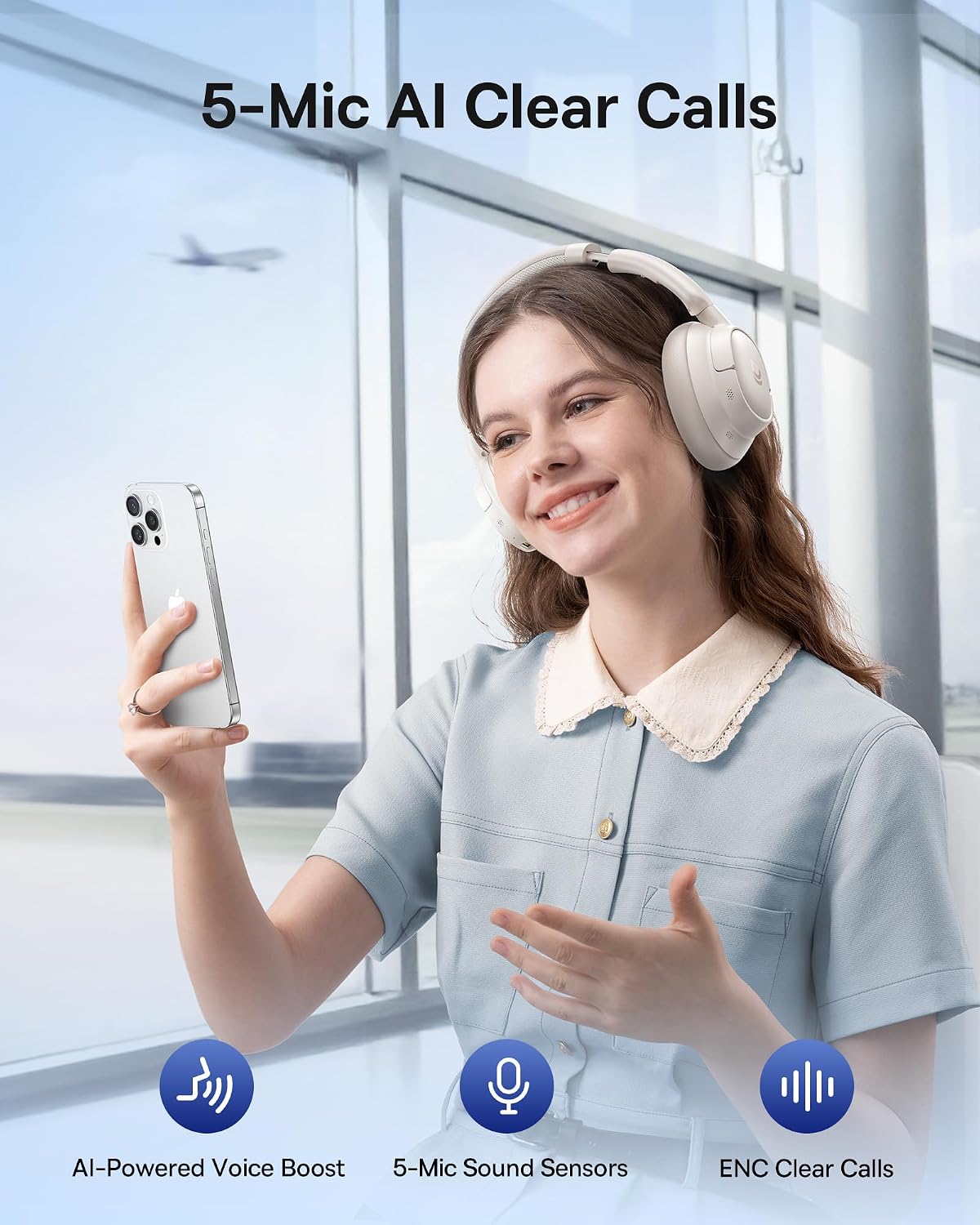 Thumbnail 5 de Baseus Bass BH1 NC 80H wireless headphones