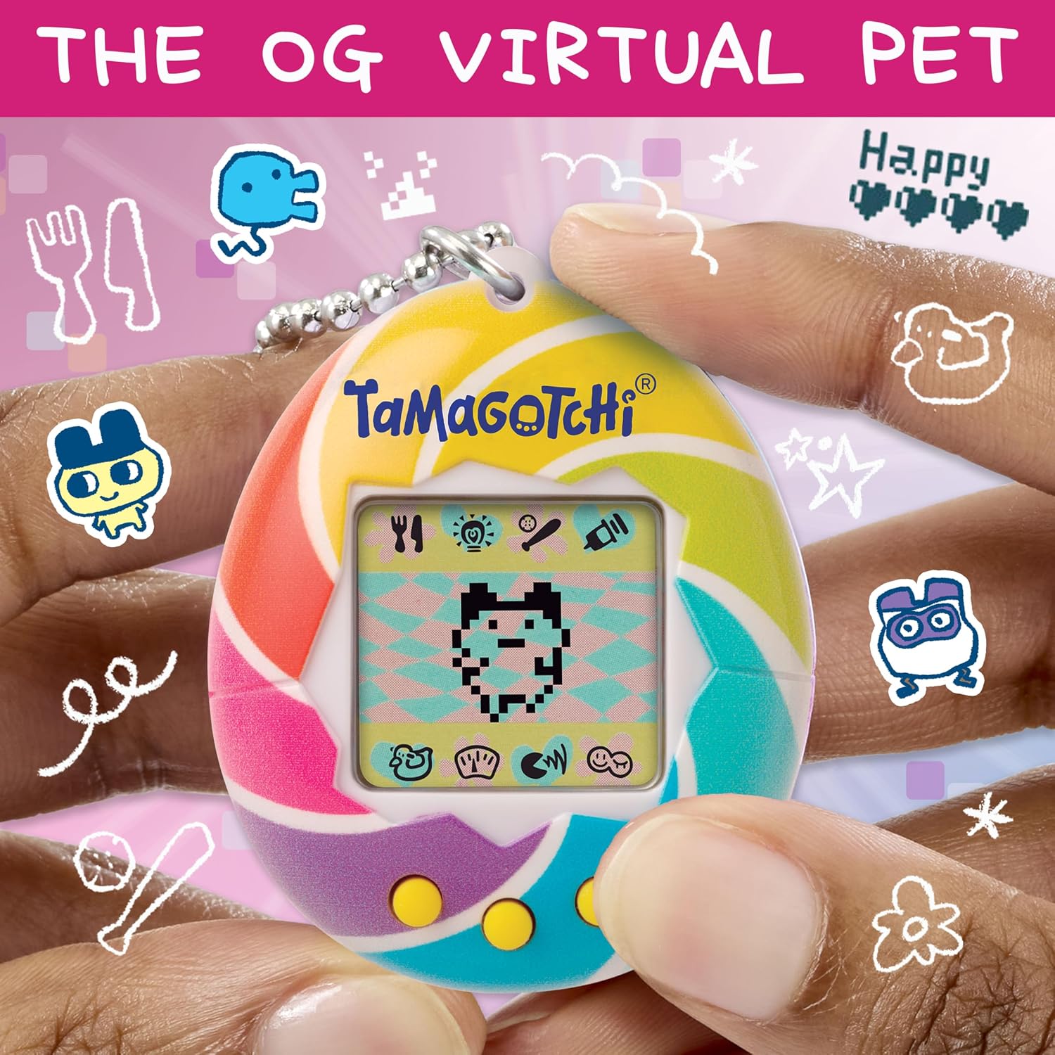 Thumbnail 1 de Tamagotchi Candy Swirl Shell Original