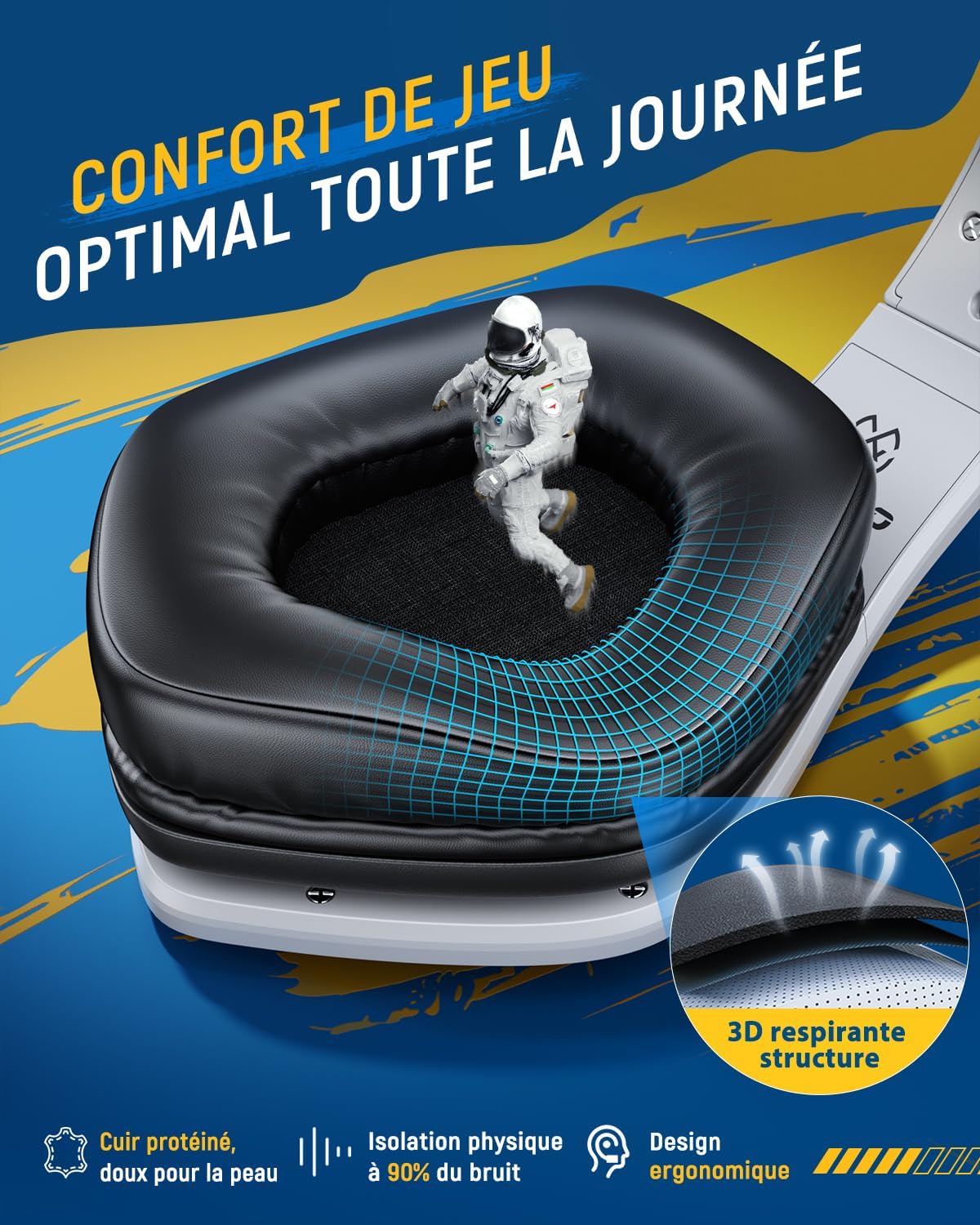 Thumbnail 5 de Tatybo WT5 Casque gaming sans fil 40H