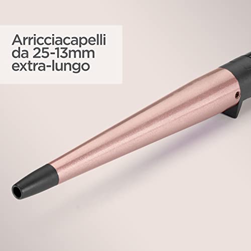 Thumbnail 2 de BaByliss Rizador Cónico Rose Quartz 🌸 13-25mm, 6 temperaturas