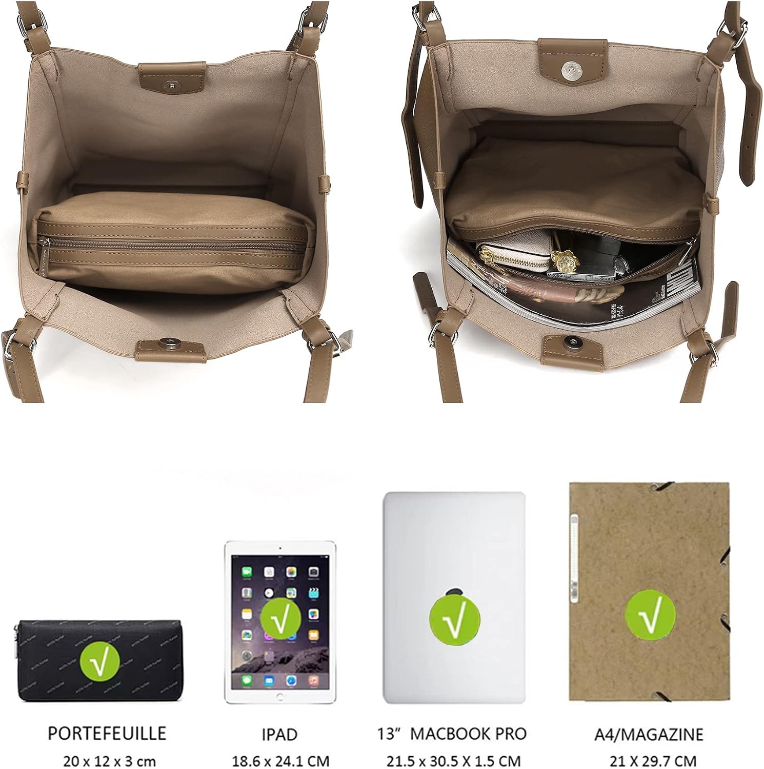 Thumbnail 5 de David Jones Bolso Tote A4 43x28x11 cm
