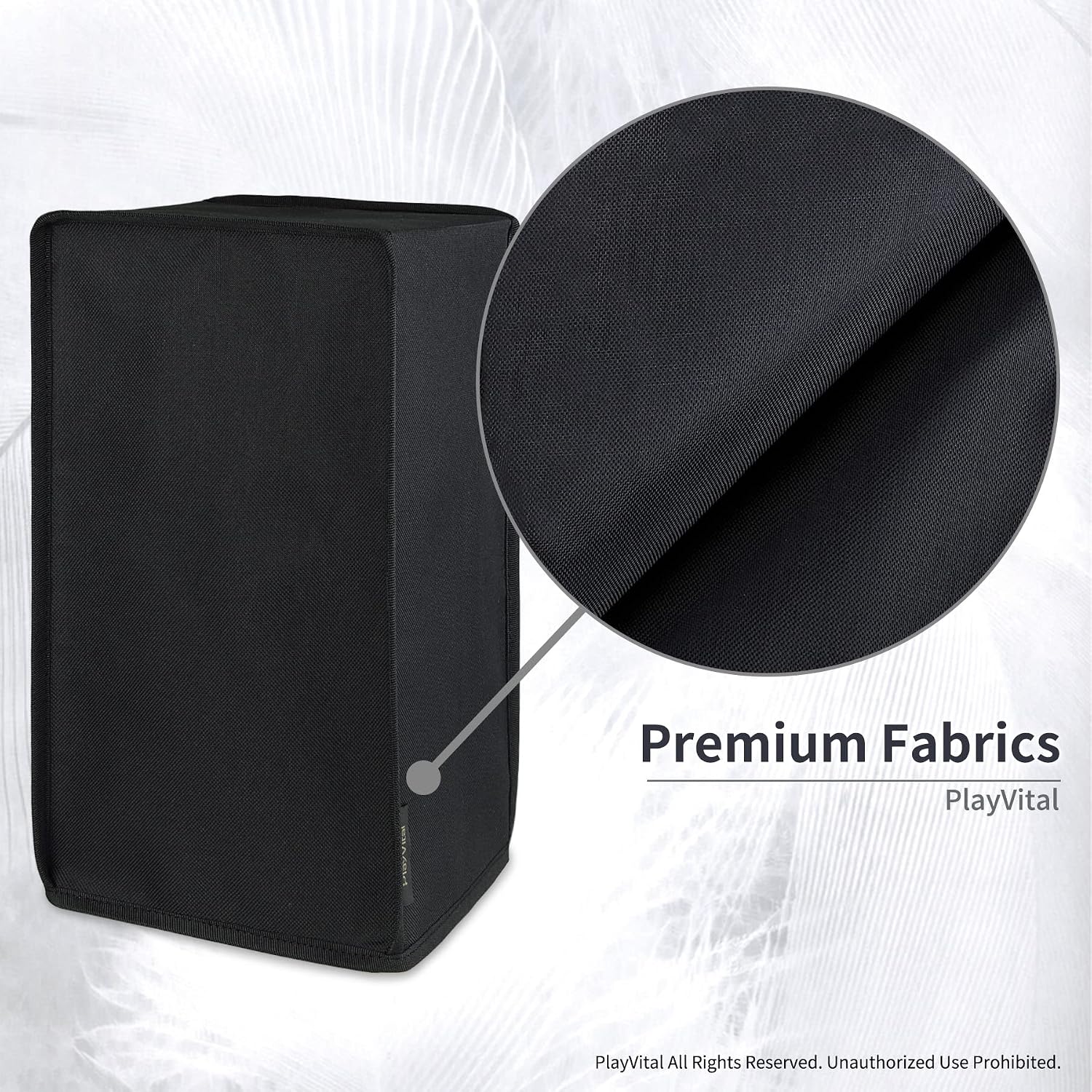 Detalle de PlayVital Black Nylon Dust Cover for Xbox Series X Console