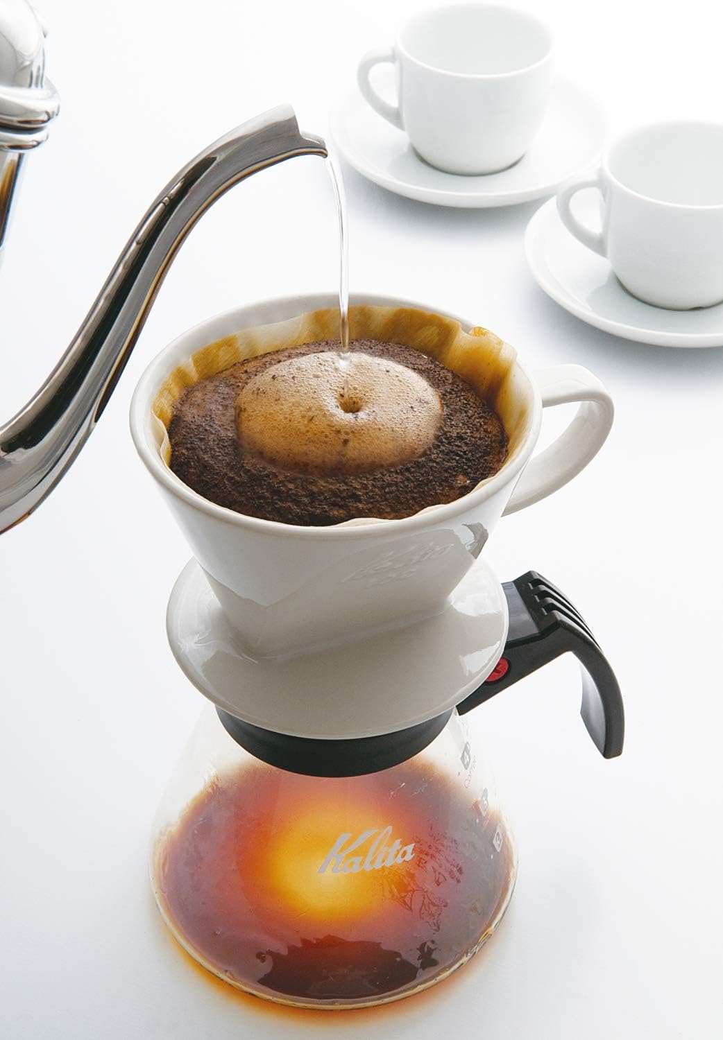 Thumbnail 4 de Kalita ceramic coffee dripper 02001