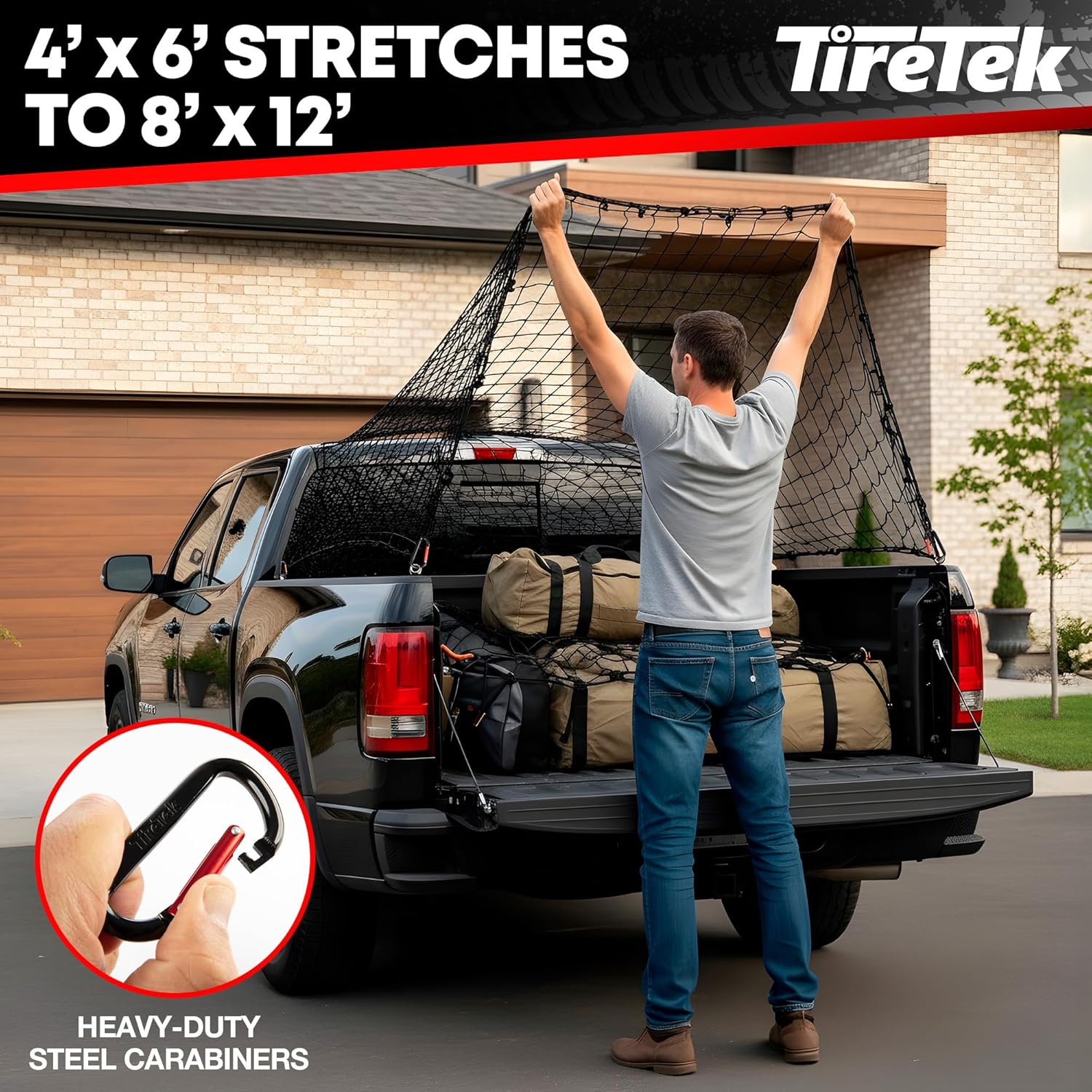 Detalle 2 de TIRETEK Cargo Net 4'x6' ๐