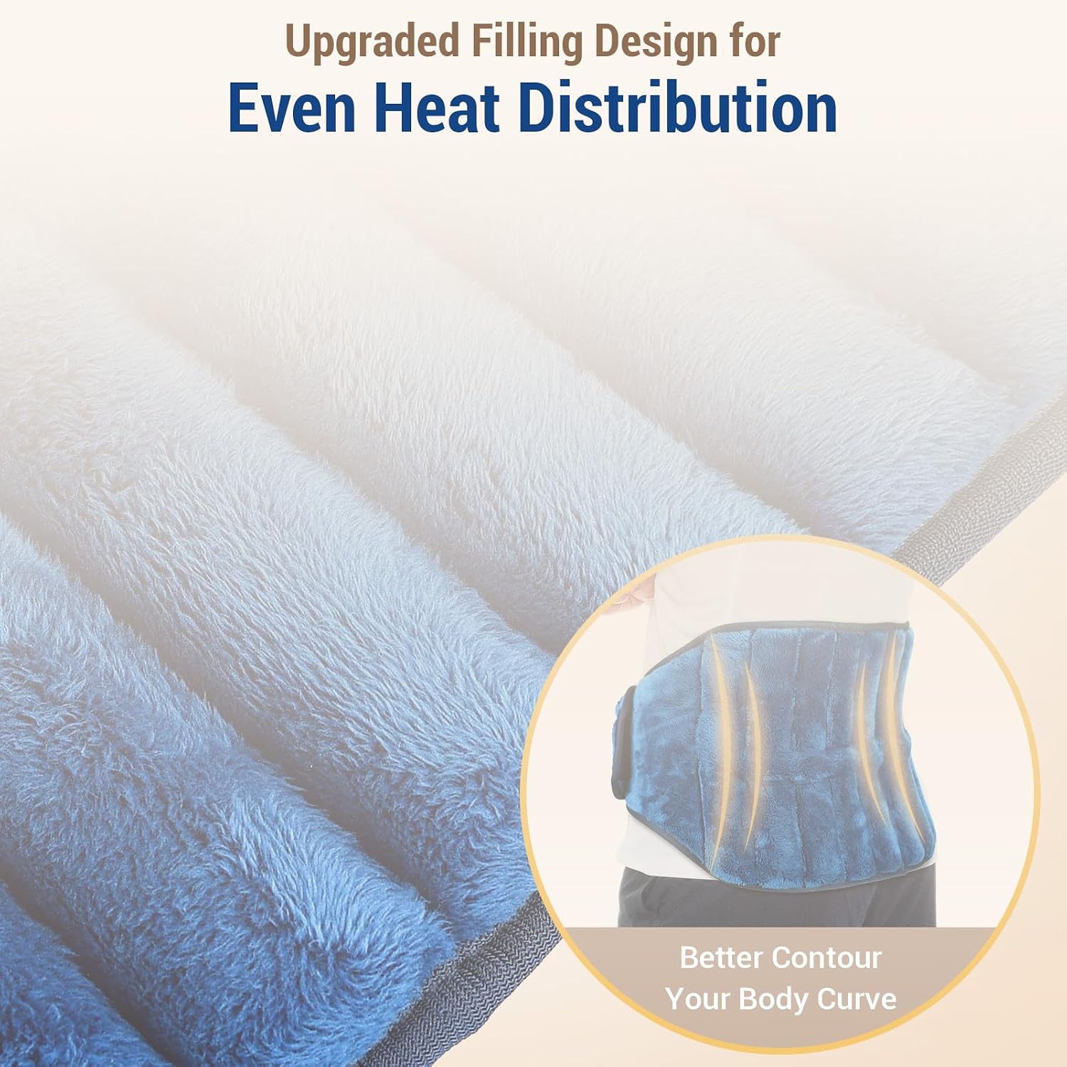 Detalle 2 de Comfytemp 9x47inch Microwavable Heating Pad 2.5LB