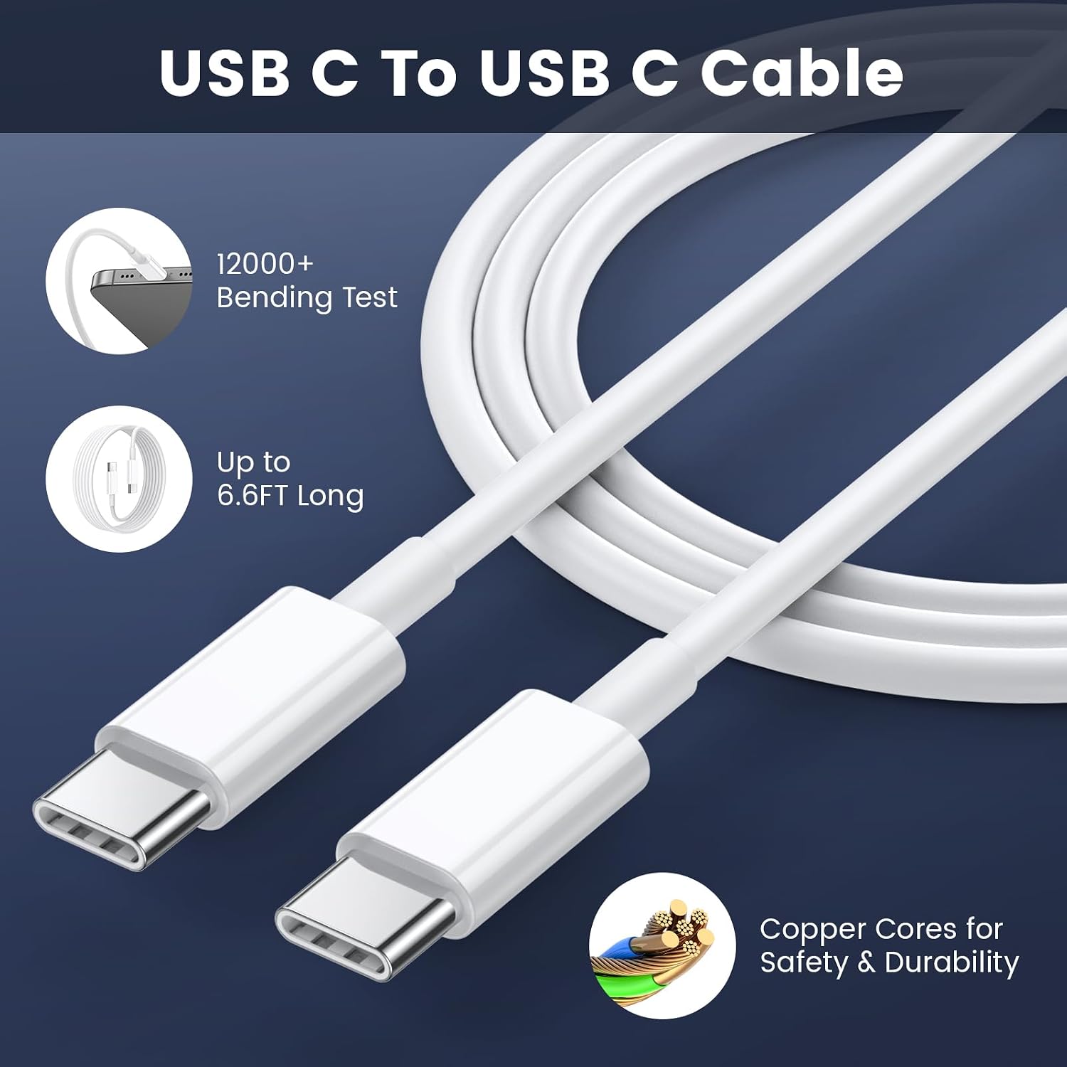 Thumbnail 4 de Cargador Carga Rapida USB‑C 20W con cable 2M