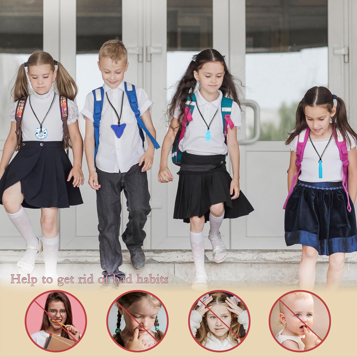 Thumbnail 6 de Sensory chew necklace set, 6 pack