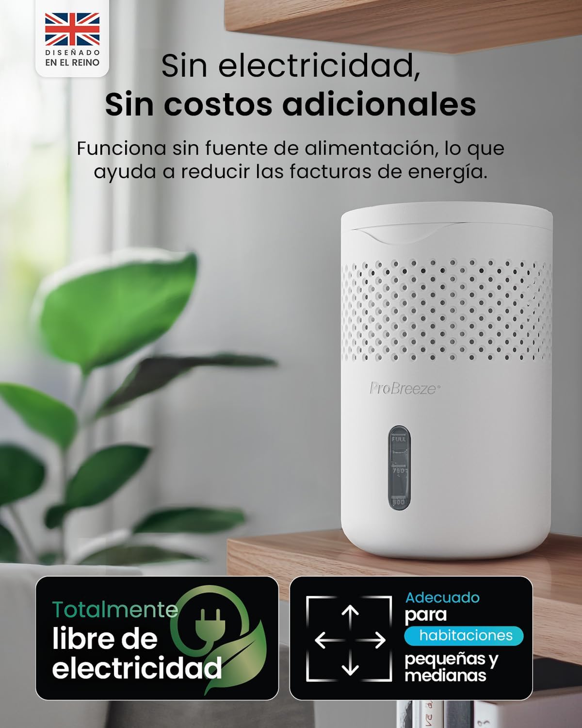 Detalle de Pro Breeze Osmo deshumidificador 700 g
