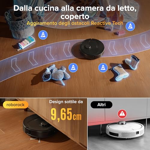 Thumbnail 6 de roborock Qrevo S Pro: Robot Aspirapolvere Lavapavimenti con lavaggio a 75°C e stazione all-in-one
