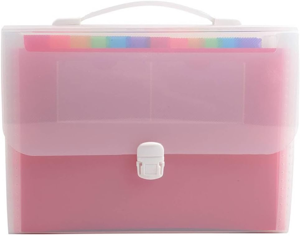 Thumbnail 3 de Exacompta 55698E Classificatore Valigetta con Maniglia Cristallo – 33 x 29 cm, 24 Tasche