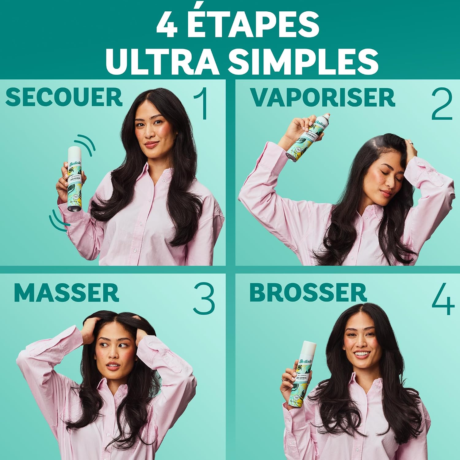 Thumbnail 4 de Batiste Shampooing Sec Original 6x50 ml