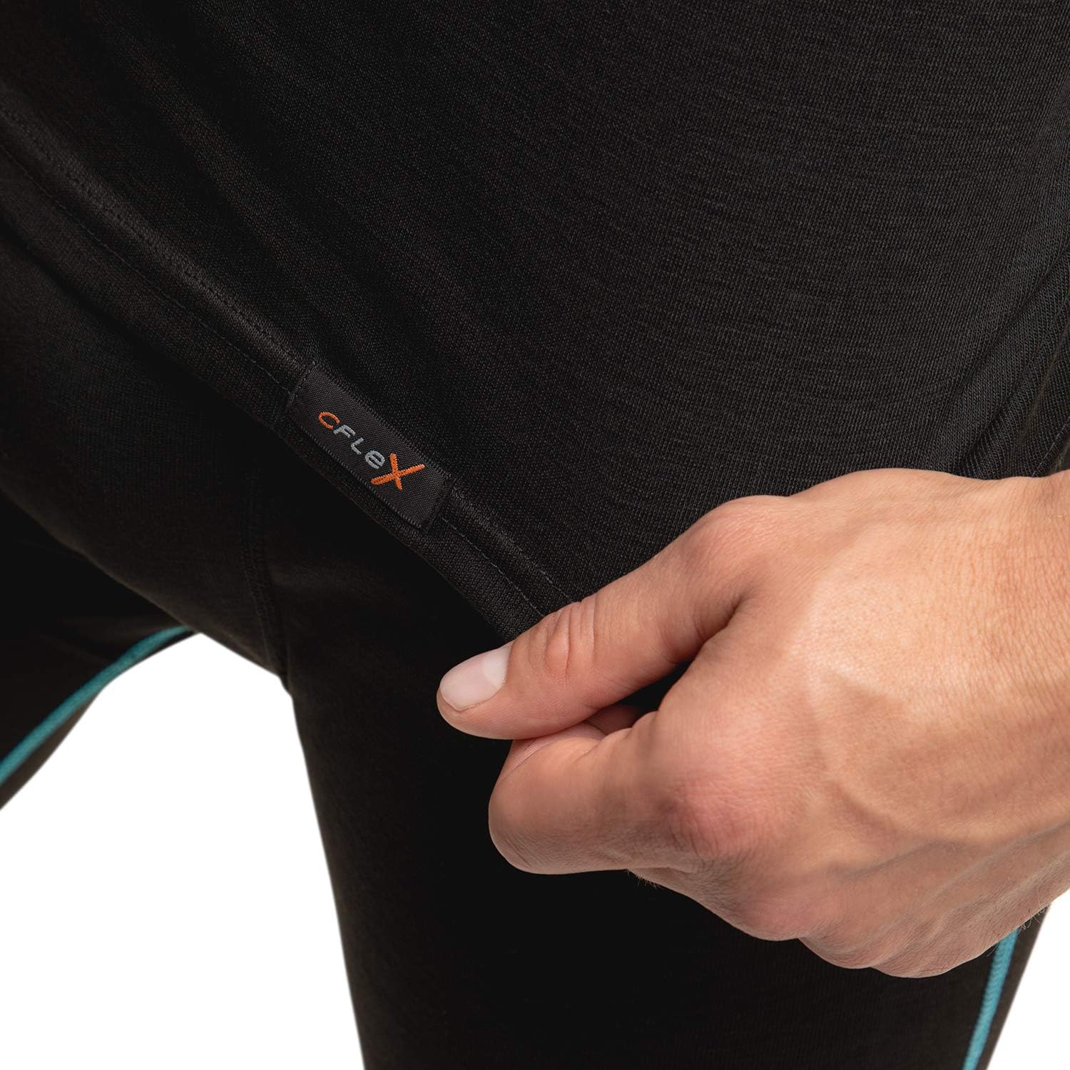 Detalle de Celodoro CFLEX POLARDRY – skid- och termounderställ för män i polyester