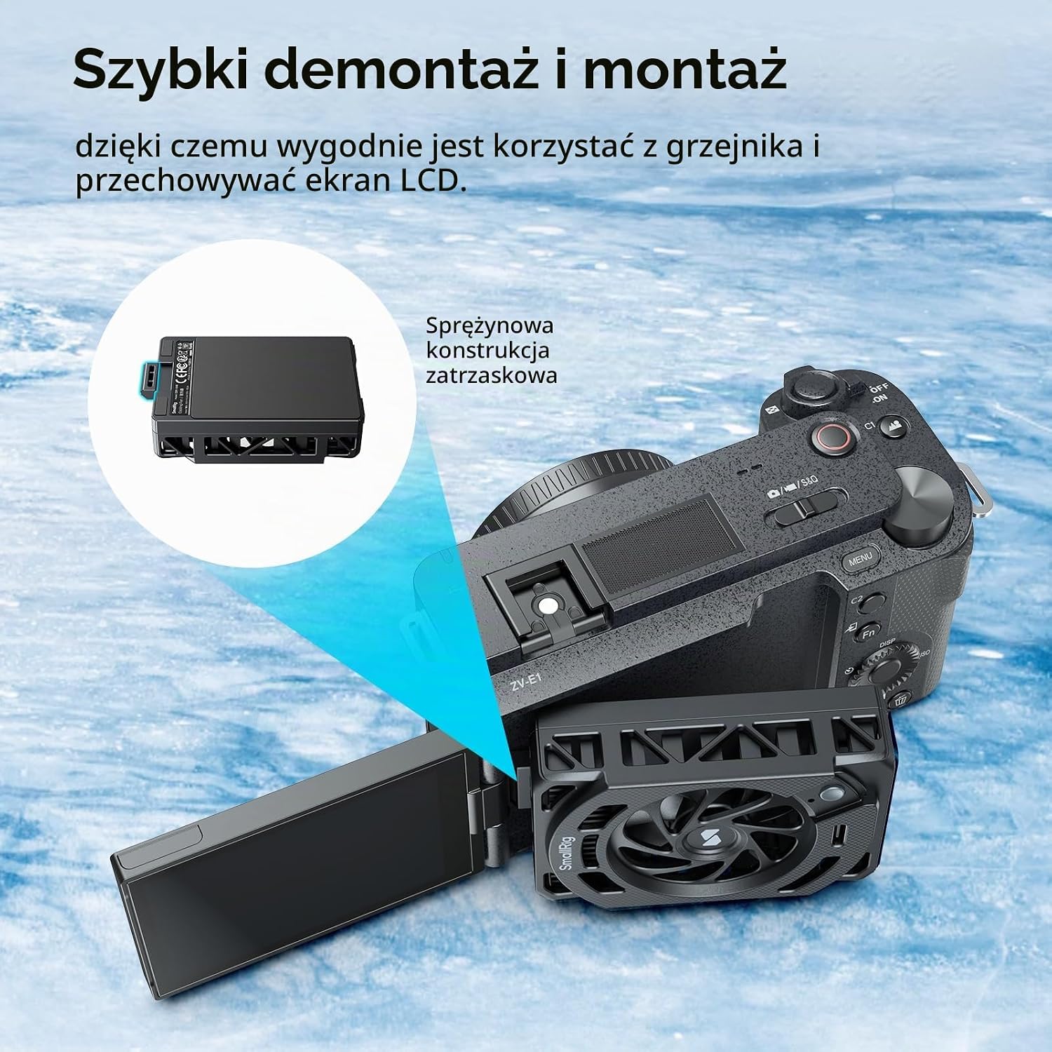 Thumbnail 3 de SMALLRIG 5152 – zewnętrzny system chłodzenia do aparatów Sony z modułem TEC