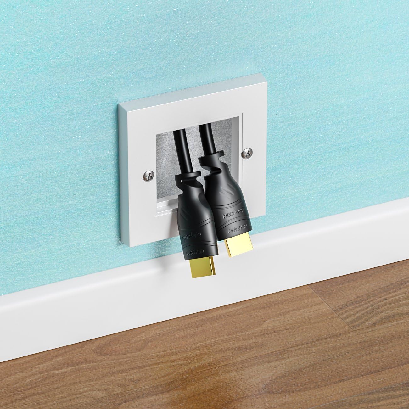 Thumbnail 3 de deleyCON HDMI Dose Wanddose 2x HDMI-Port Unterputz MK2145 – 3D, 4K, ethernetfähig