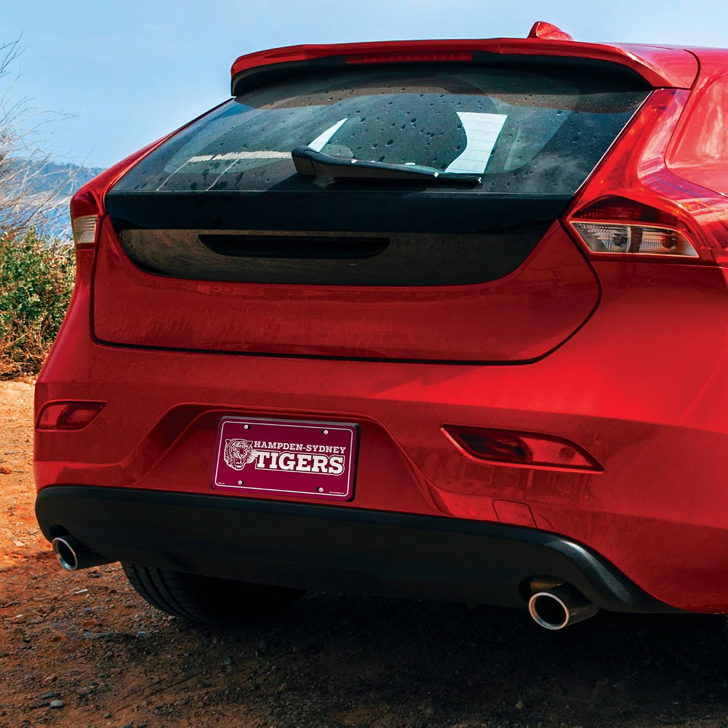 Detalle de Rico Industries NCAA Hampden-Sydney Tigers Metal Auto Tag (6" x 12")