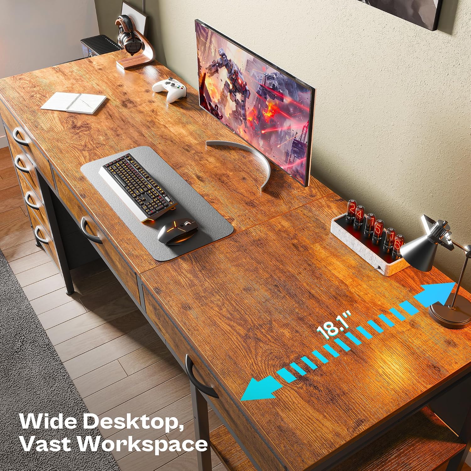 Detalle 2 de Huuger Computer Desk, 63-Inch
