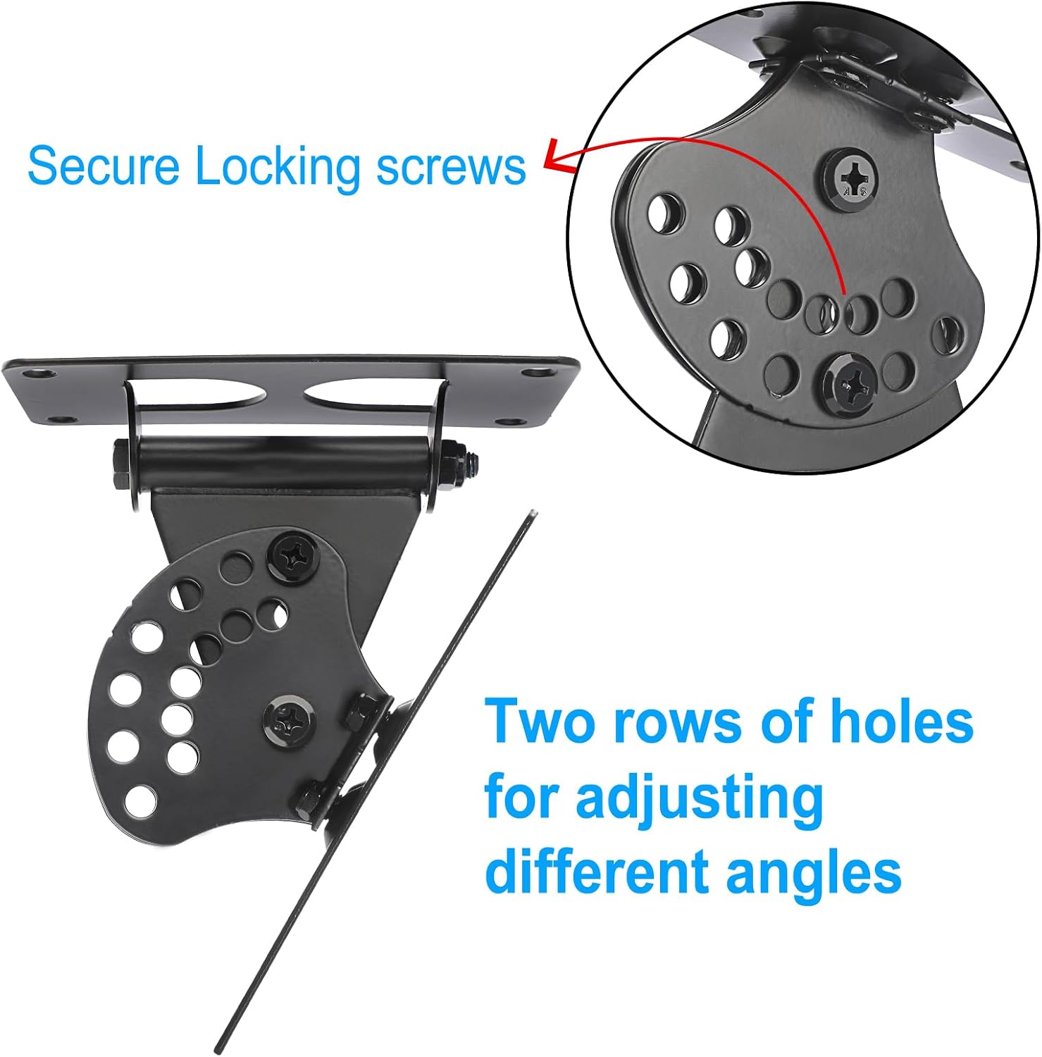 Detalle 2 de OLegei Heavy Duty Speaker Wall Mounts with 180° Swivel