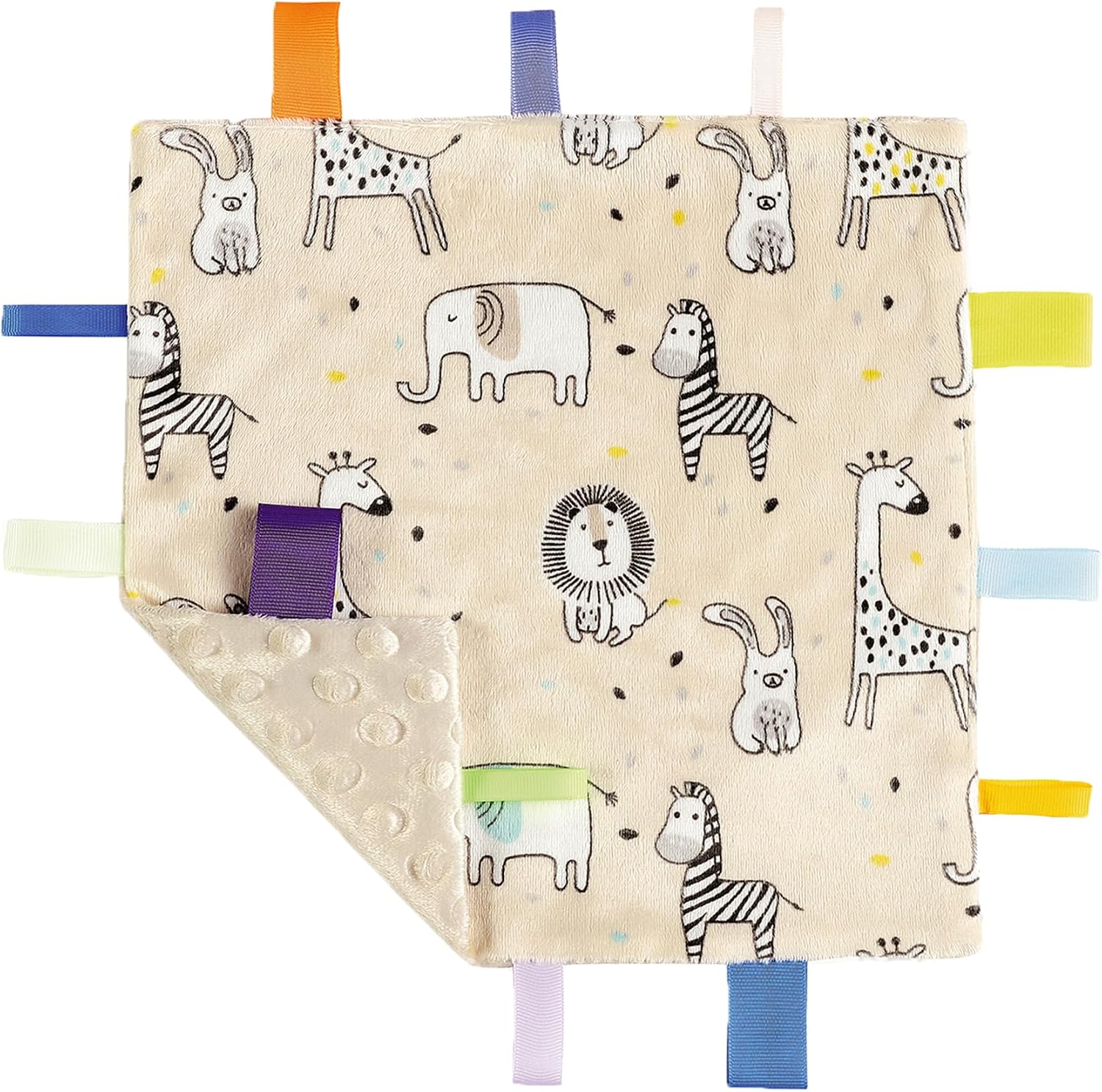 Thumbnail 3 de CREVENT Cozy Plush Baby Security Blanket 34x34