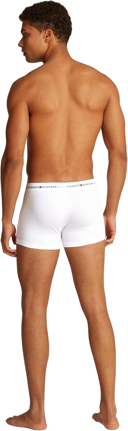 Detalle 2 de Tommy Hilfiger Herren 3er Pack Boxershorts Trunks Unterwäsche