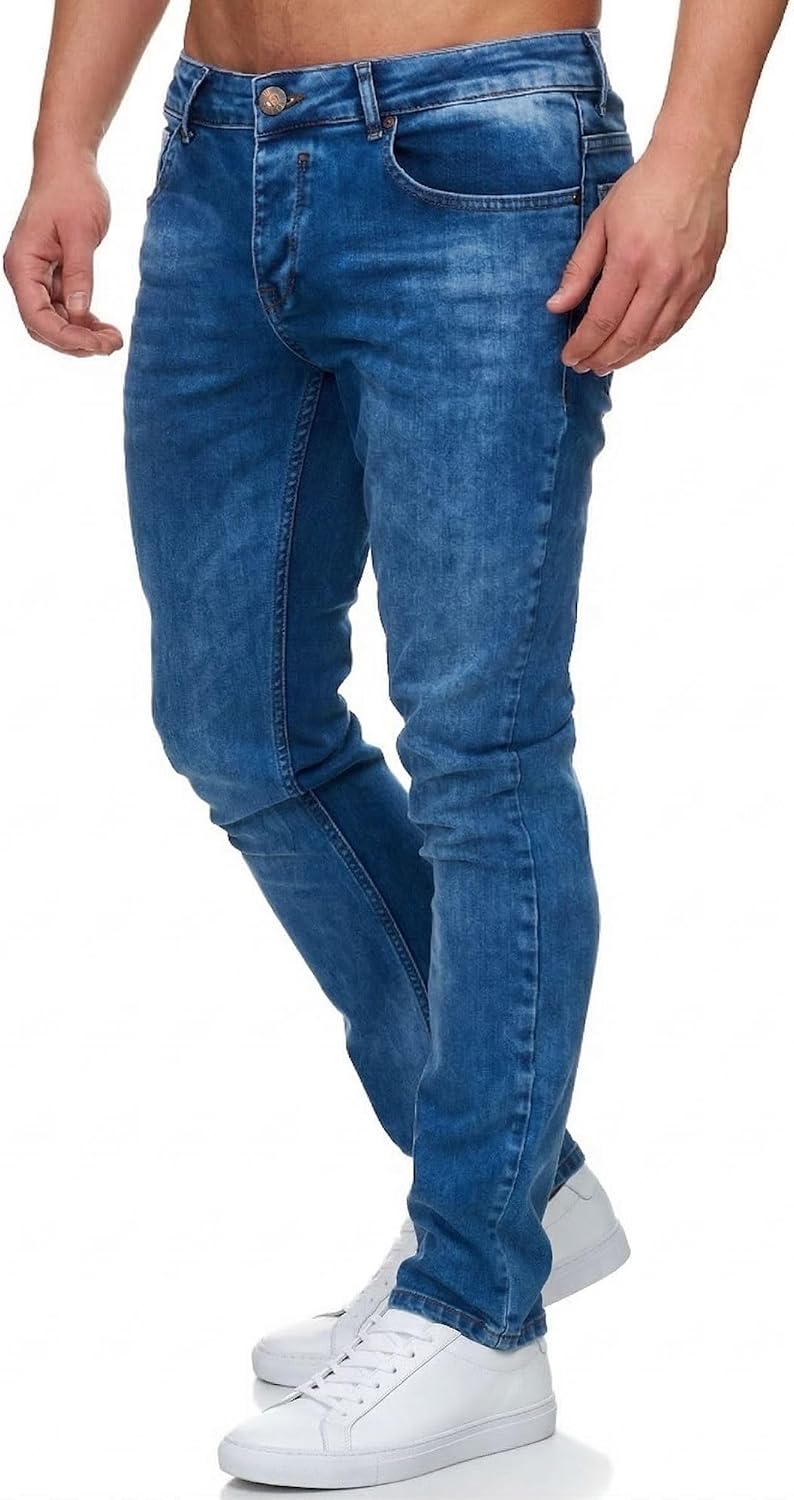 Detalle de Herren Slim-Fit Jeanshose mit Stretch im 5-Pocket-Design (Tazzio Jeans 16533)