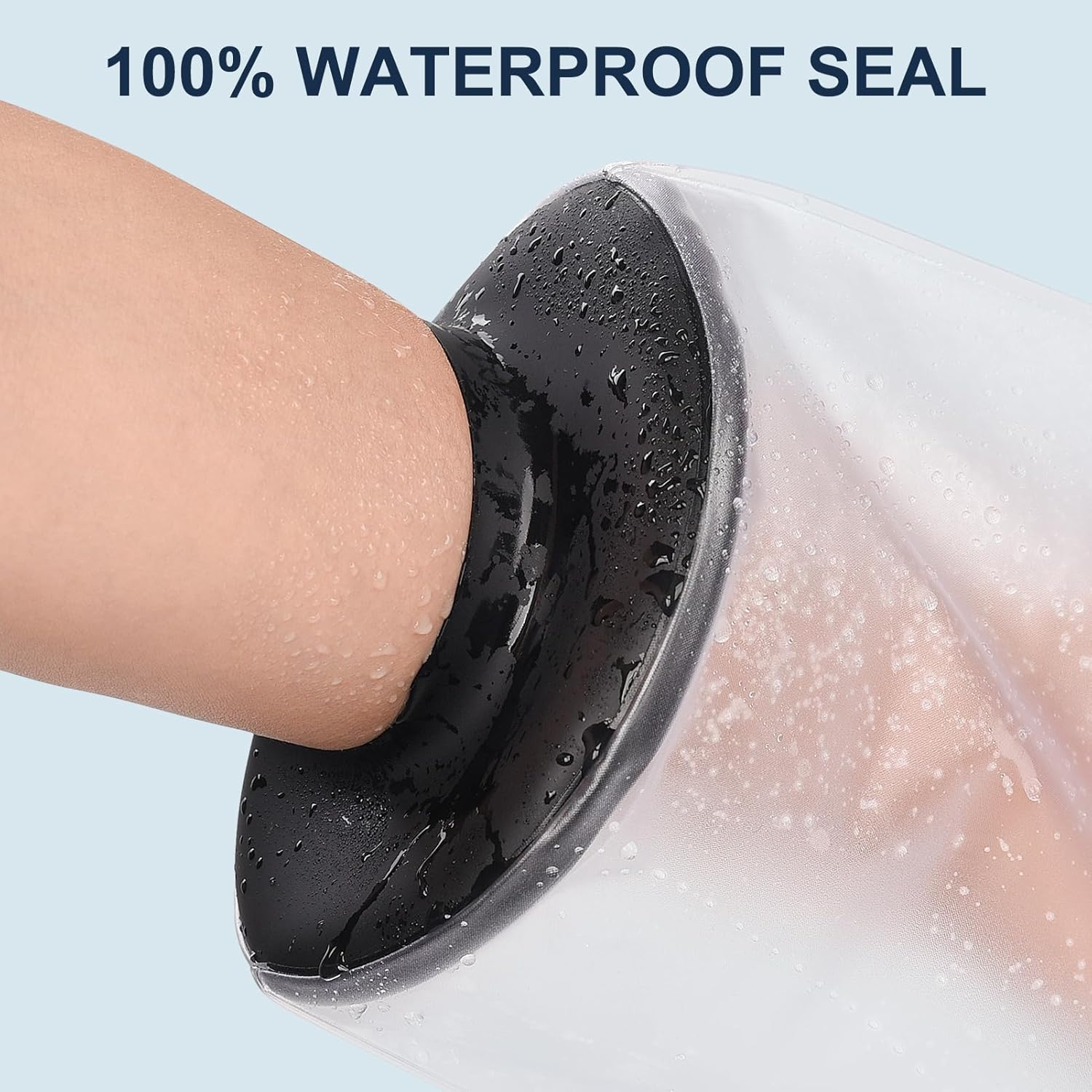 Thumbnail 1 de Apasiri Waterproof Cast Cover for Shower – Reusable Non-Latex Leg Cast Protector (Watertight Seal)