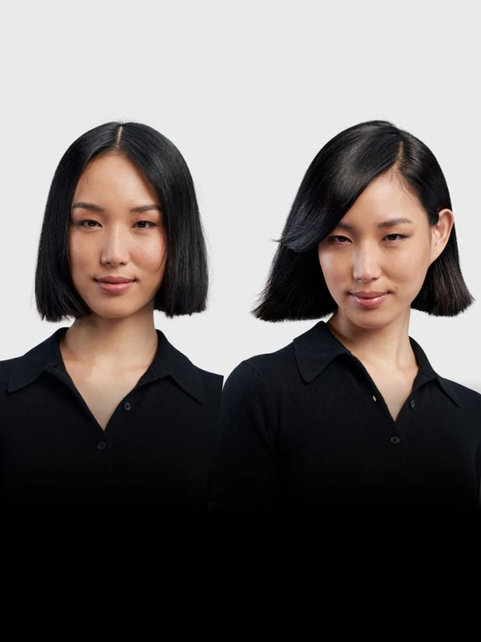 Detalle de Dyson Airwrap i.d. Curly + Coily Samtrot/Gold – Lockenkomfort per App-Steuerung