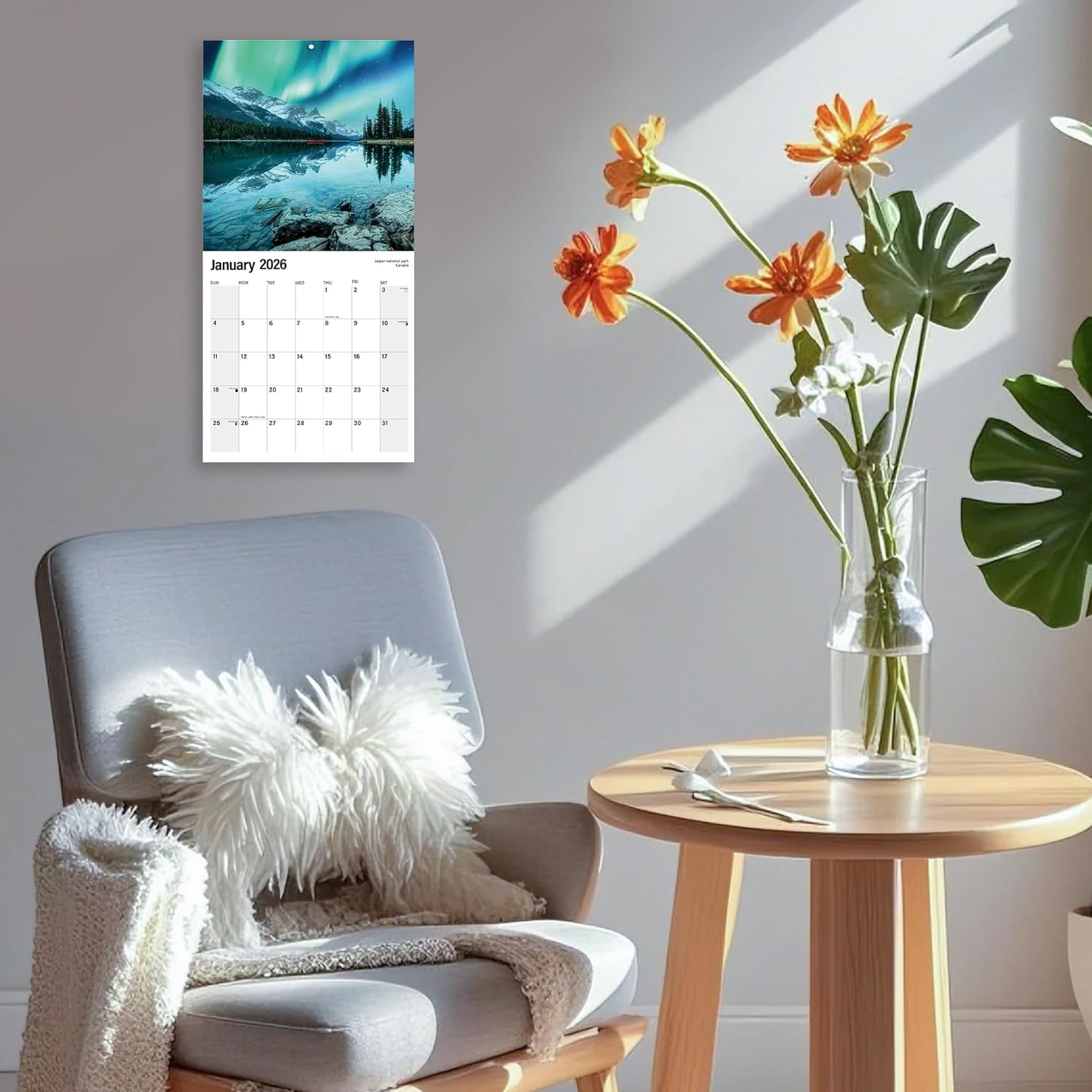 Thumbnail 5 de 2026 Wall Calendar 12x24" ⚙