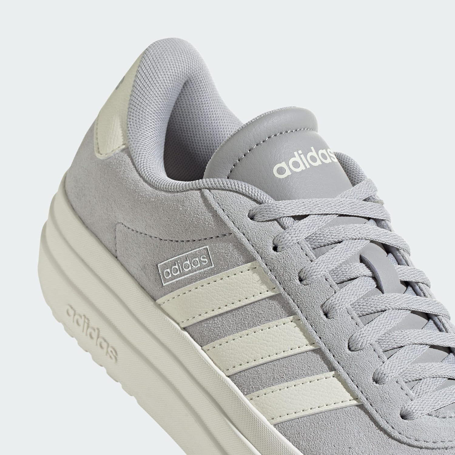 Detalle 2 de adidas Donna VL Court Bold Shoes – Grey Two/off White/Core White, 36 2/3 EU