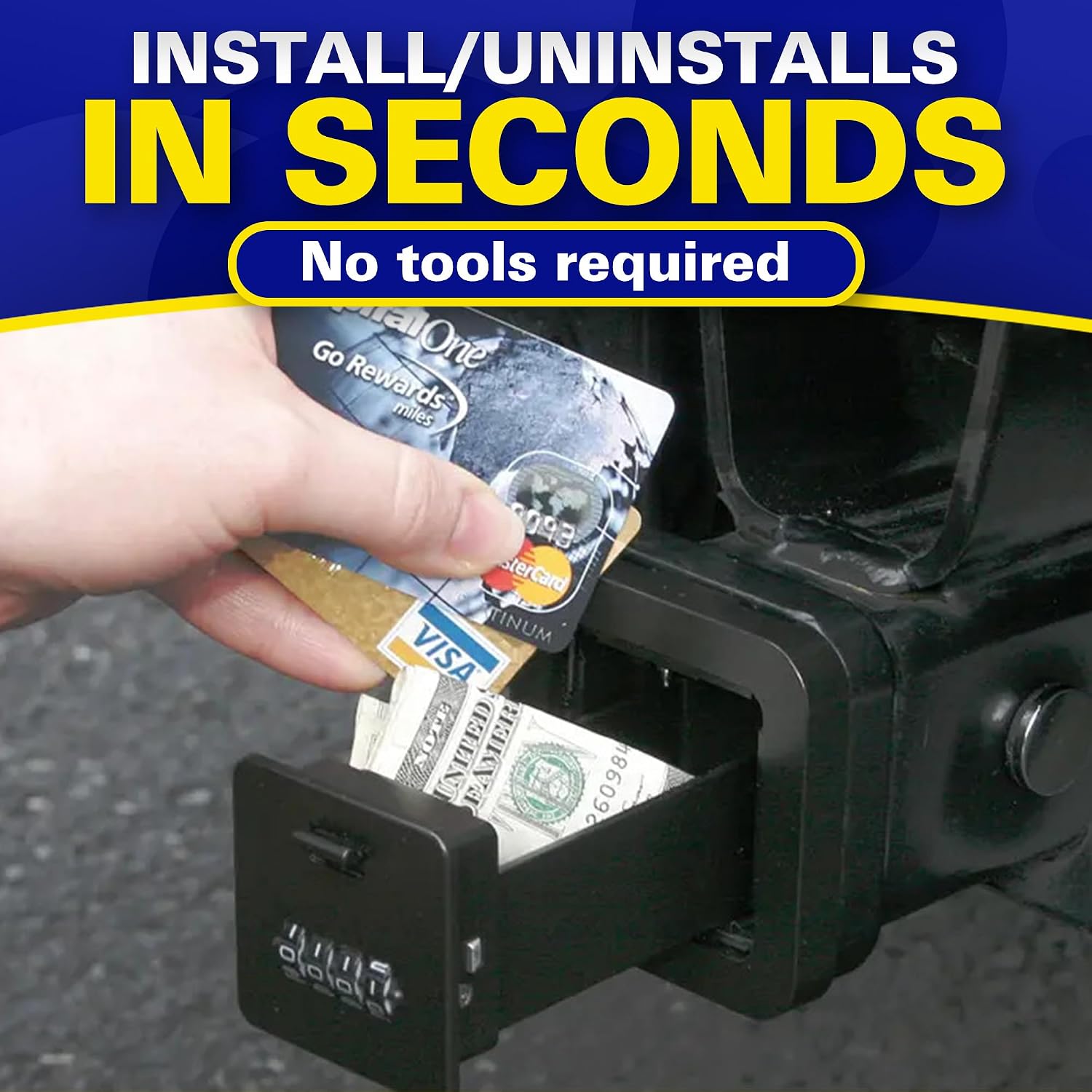 Detalle 2 de HitchSafe HS7000 Hidden Hitch Safe