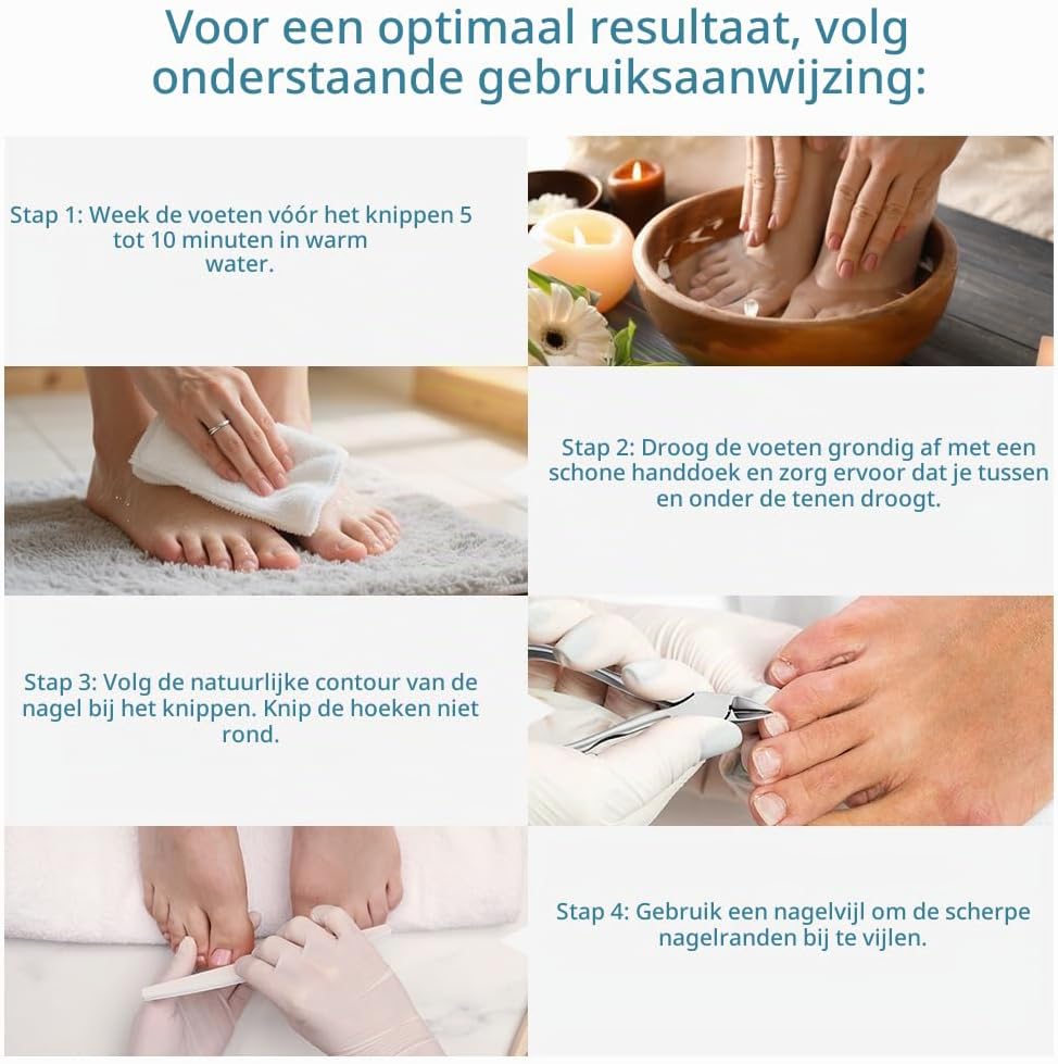 Thumbnail 5 de Beugo 5173061 teennagelknipper van roestvrij staal met holle snijrand