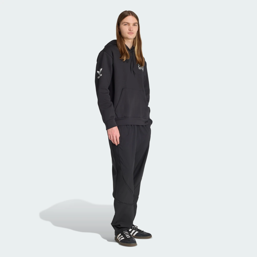 Thumbnail 2 de Sudadera estampada con capucha Adidas – negro, versátil y cómoda para el día a día