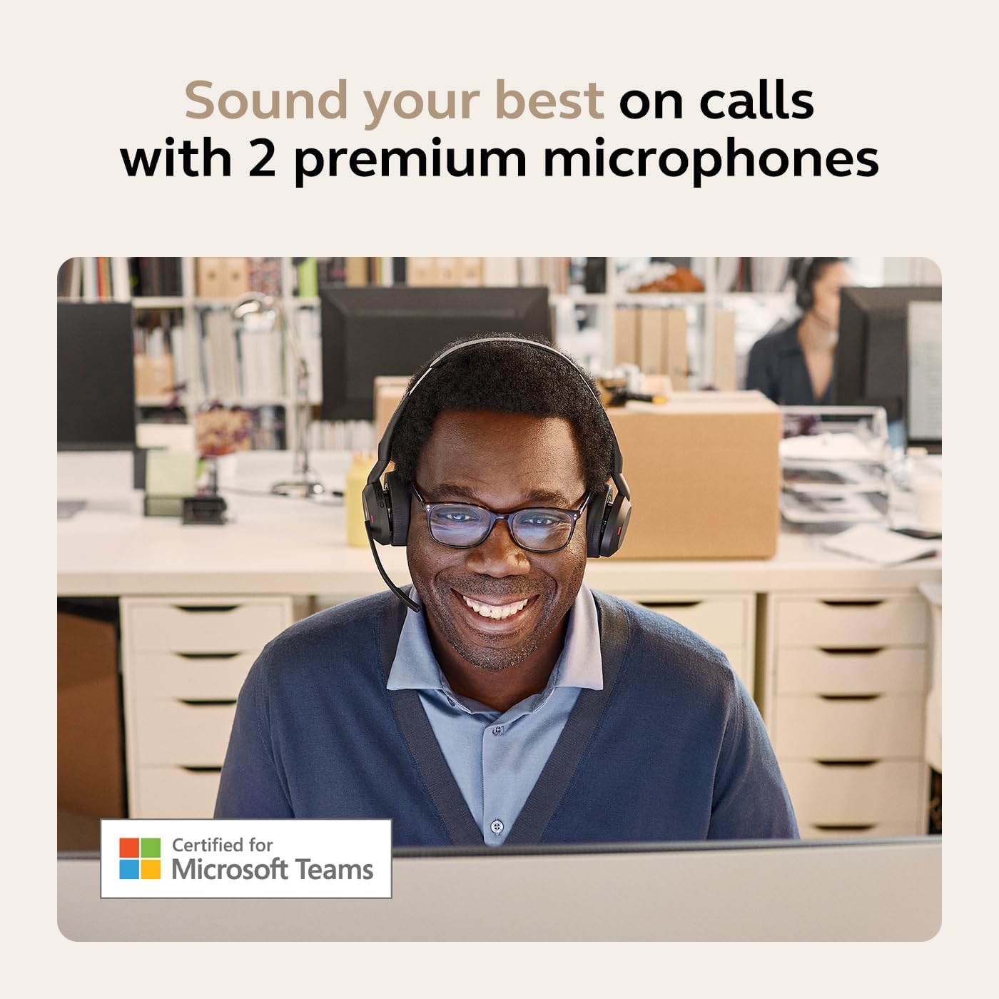 Detalle 2 de Jabra Evolve2 55 wireless headset