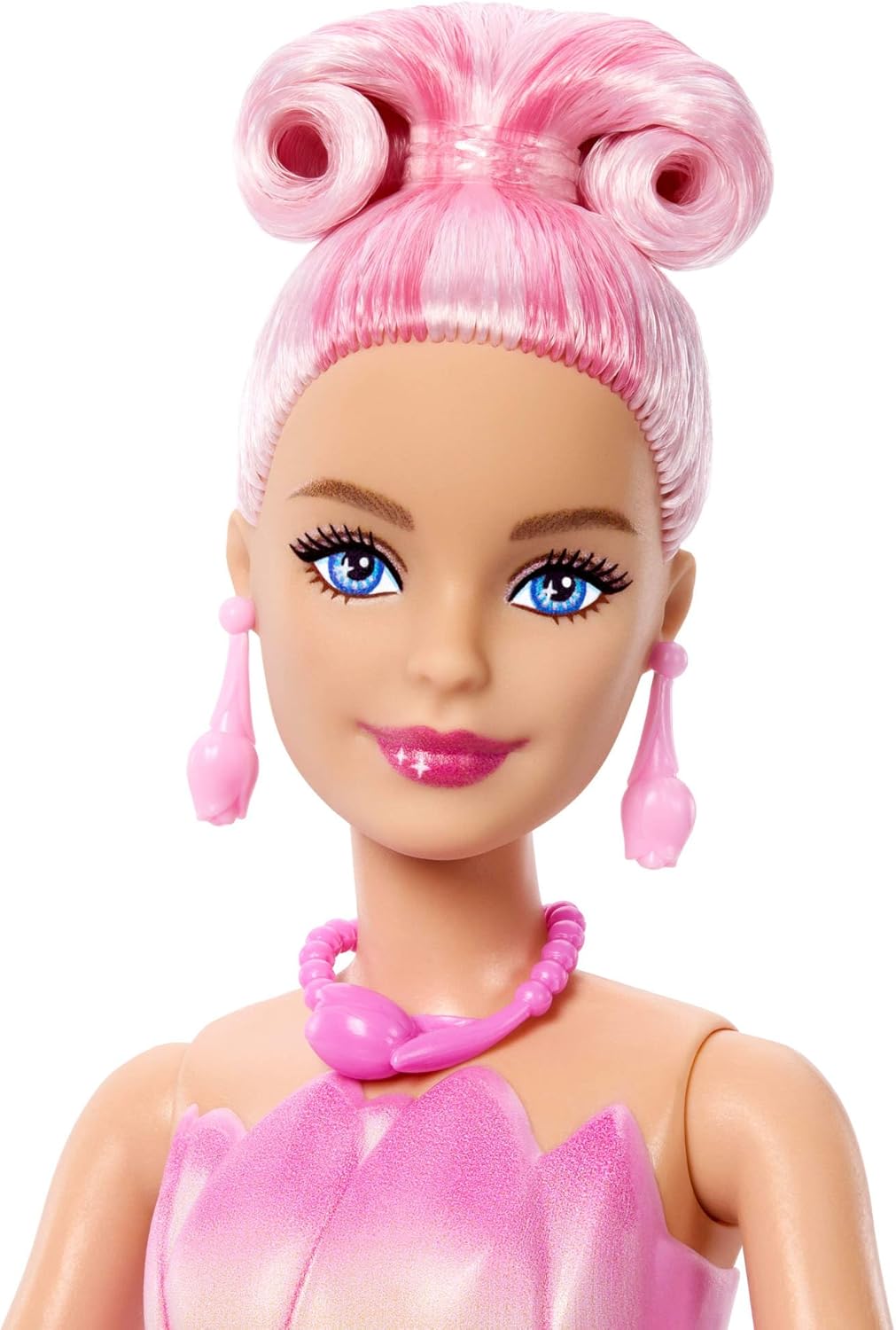 Detalle de Barbie Petal Pop: bambola profumata con bouquet floreale e accessori sorpresa
