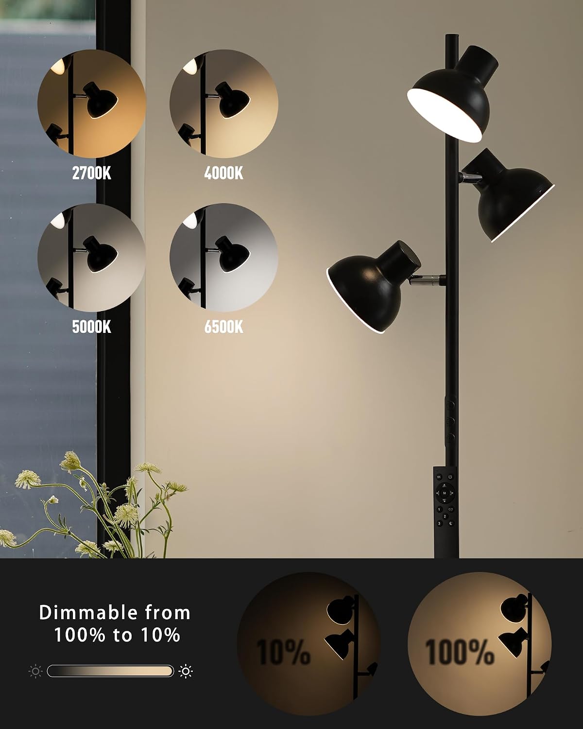 Thumbnail 1 de LuminexDesigns Lampadaire 170 cm LED 36W